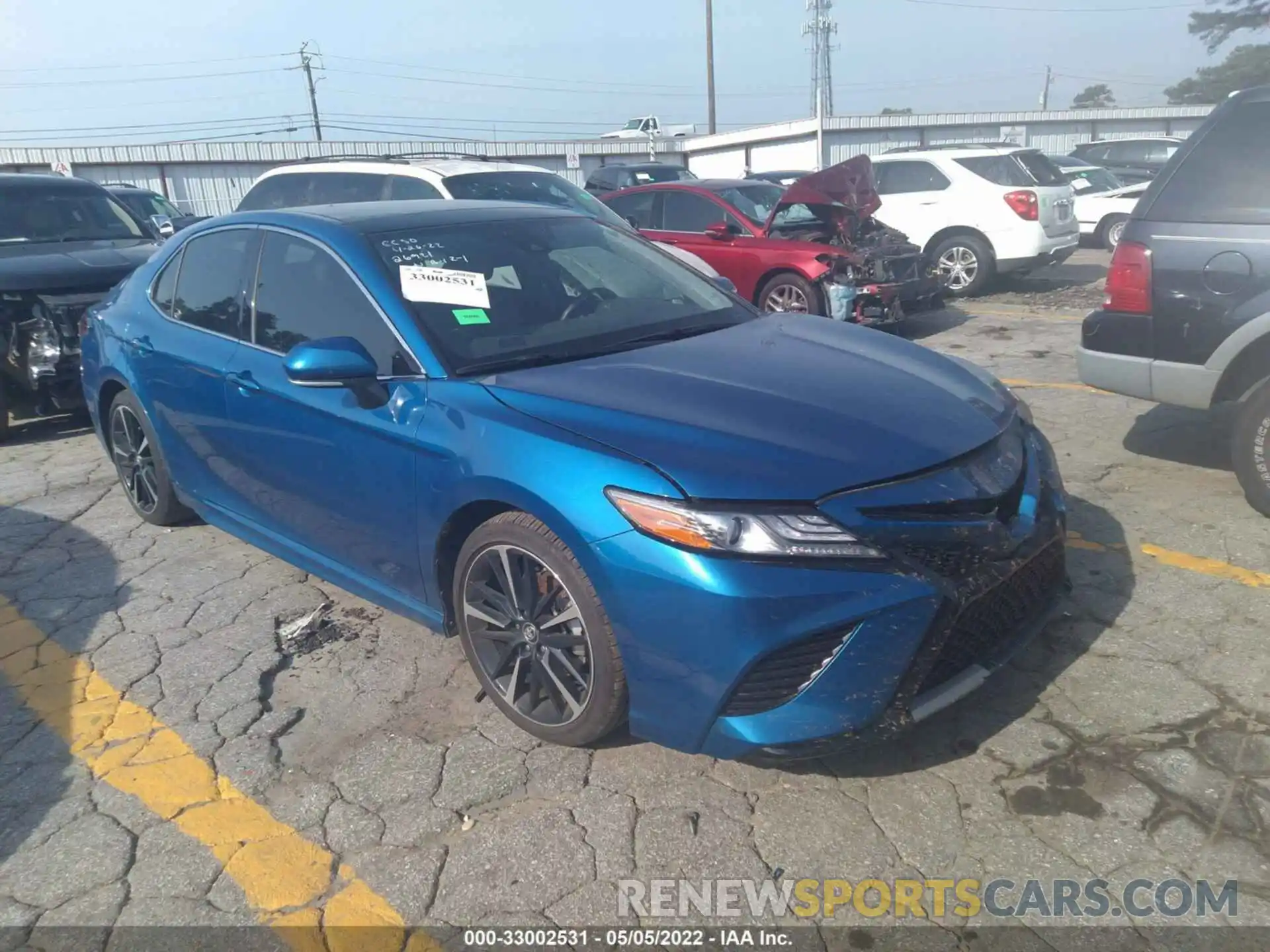 1 Photograph of a damaged car 4T1B61HK7KU296645 TOYOTA CAMRY 2019