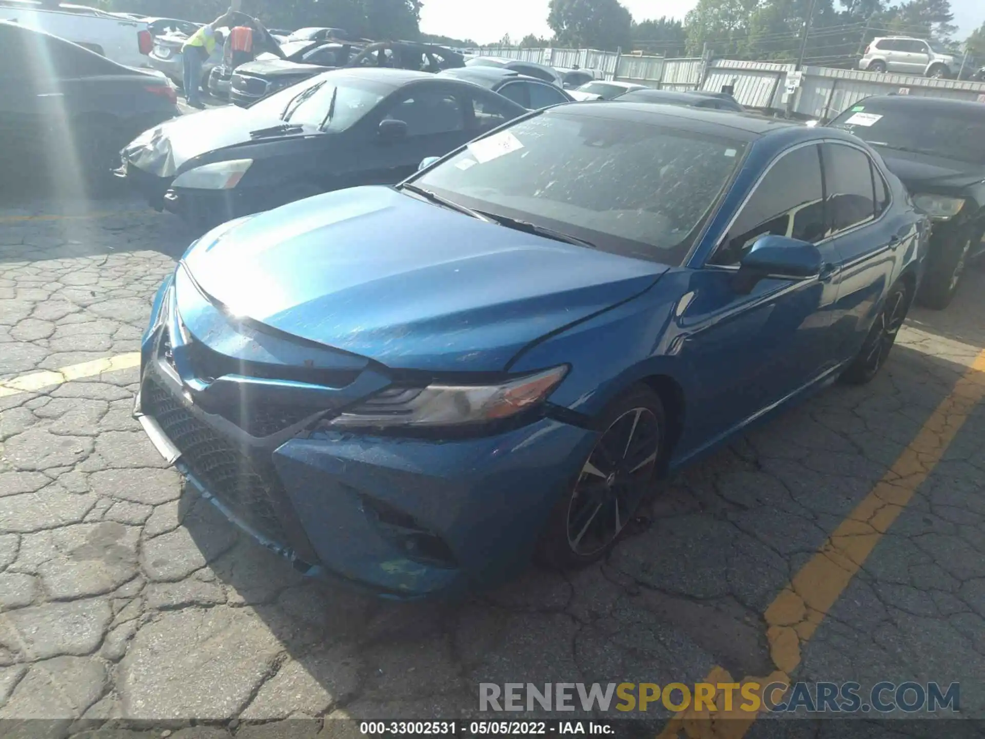 2 Photograph of a damaged car 4T1B61HK7KU296645 TOYOTA CAMRY 2019