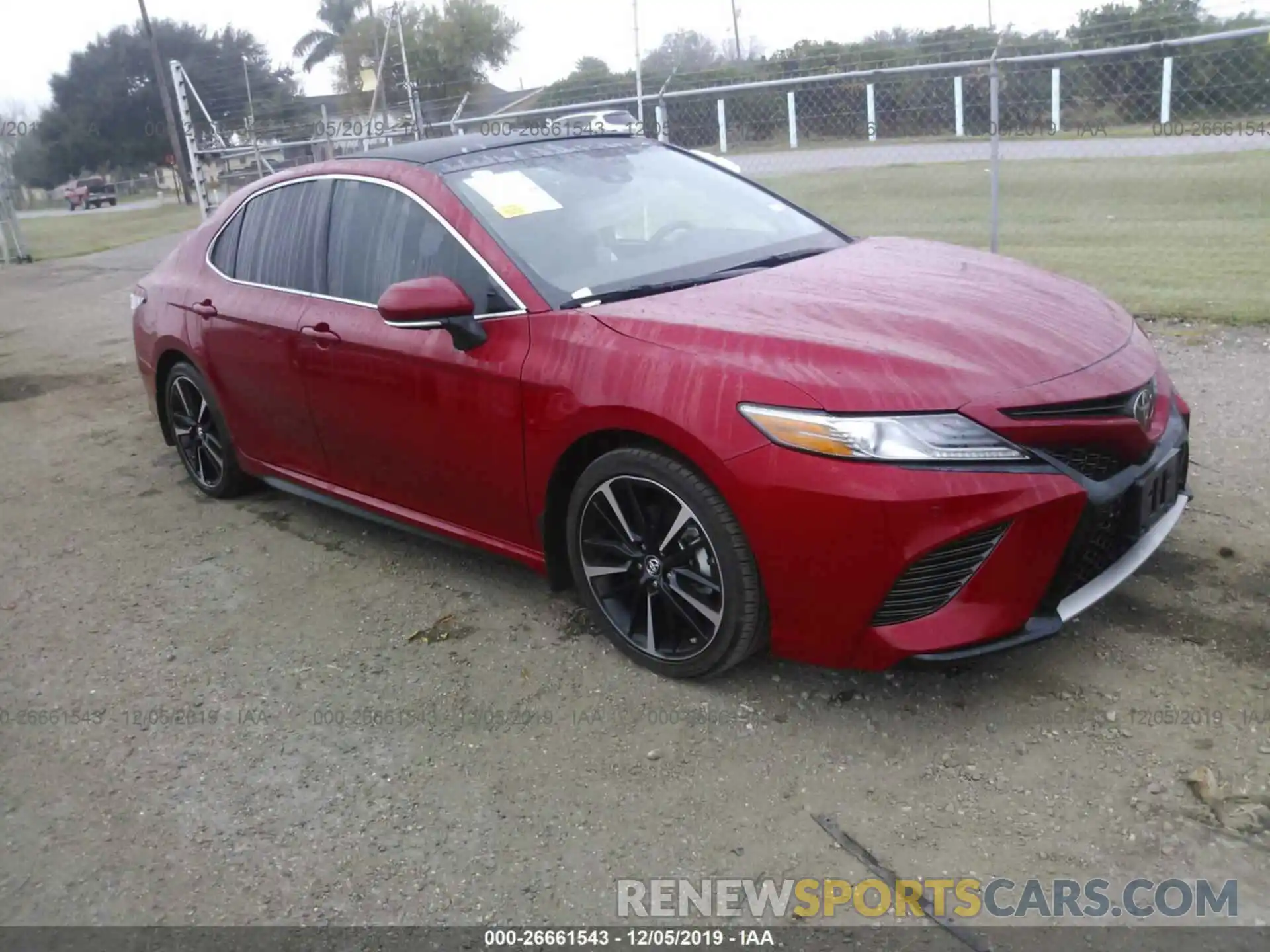 1 Photograph of a damaged car 4T1B61HK7KU297553 TOYOTA CAMRY 2019