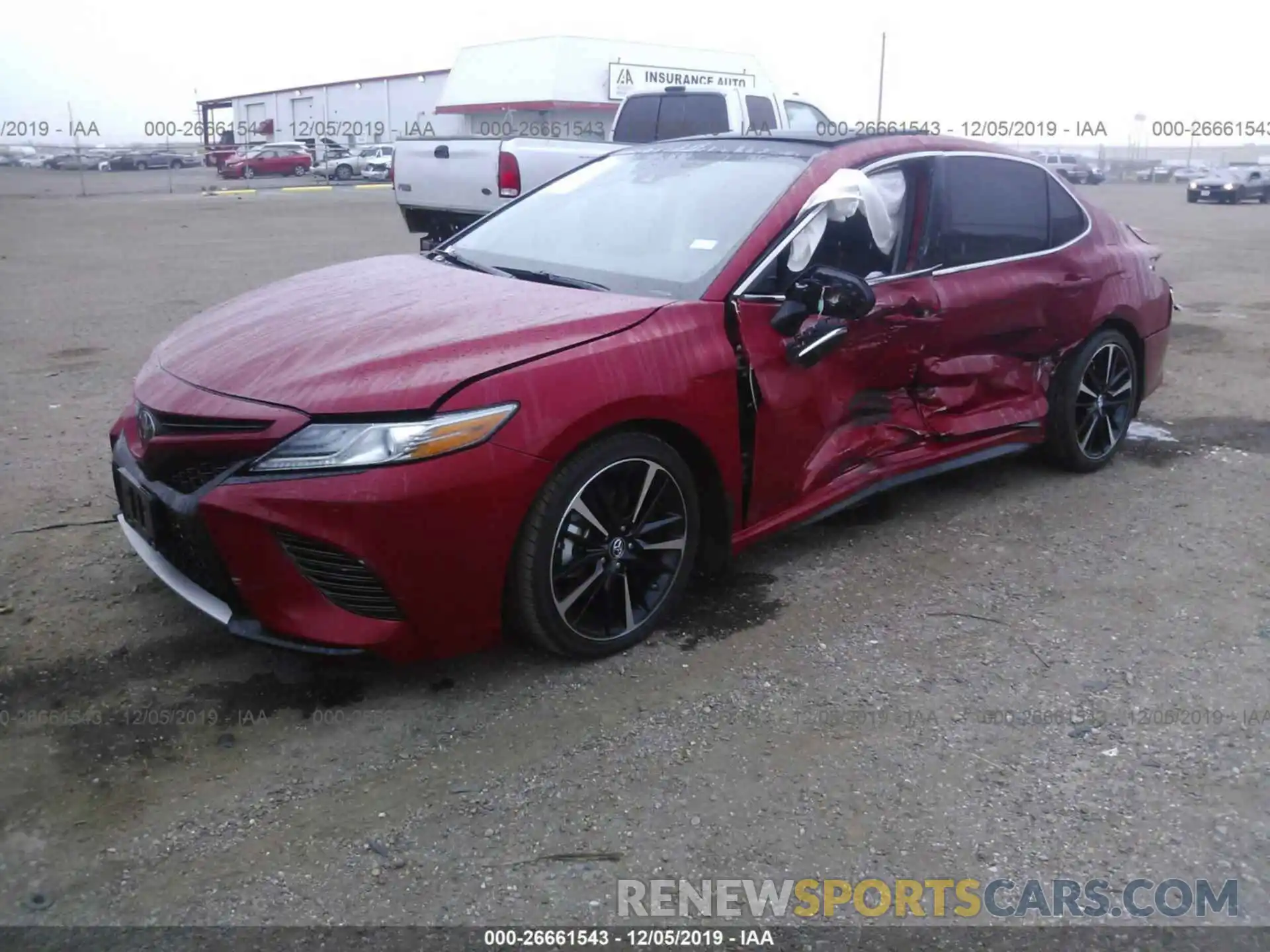 2 Photograph of a damaged car 4T1B61HK7KU297553 TOYOTA CAMRY 2019