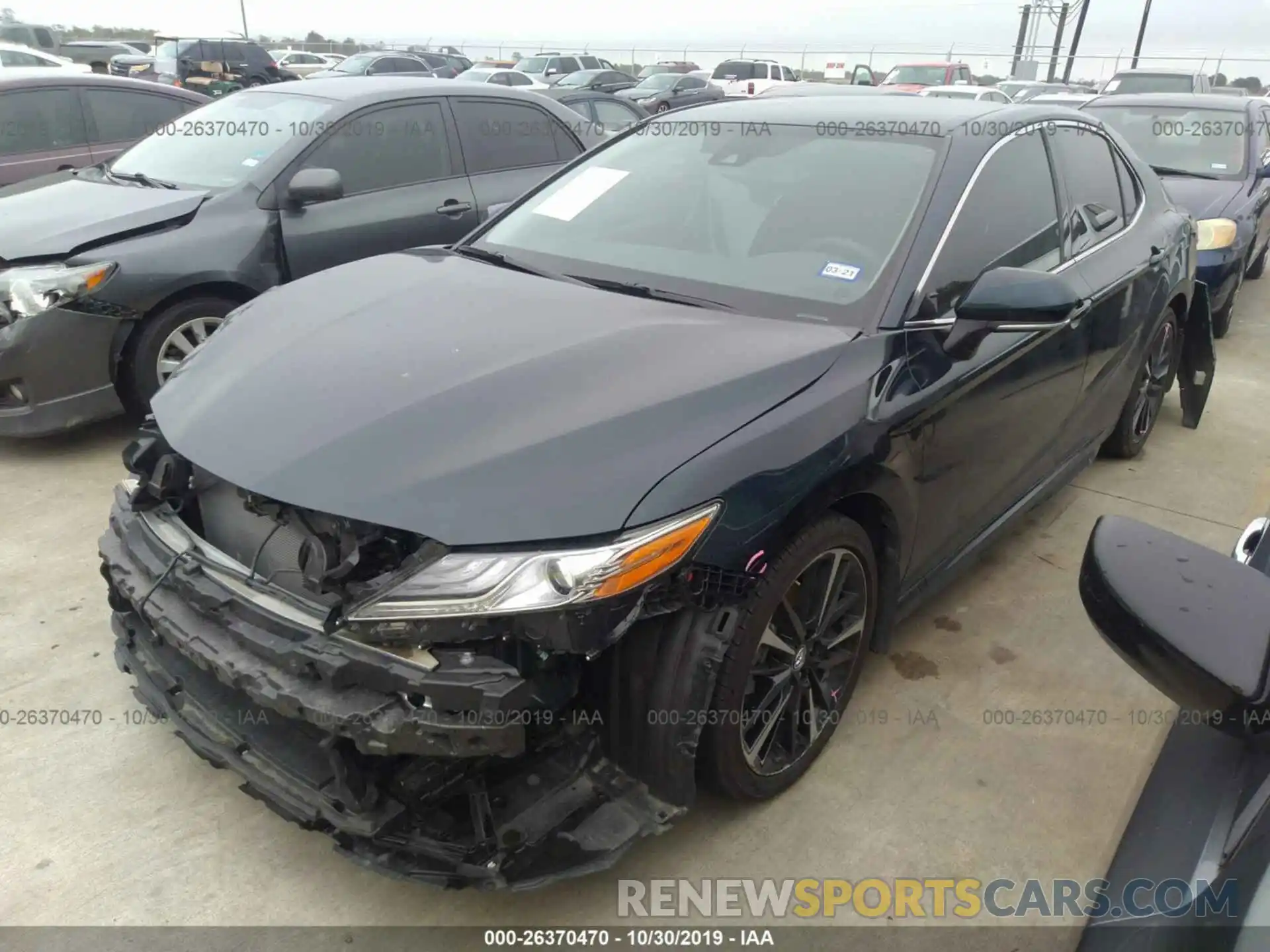 2 Photograph of a damaged car 4T1B61HK7KU697726 TOYOTA CAMRY 2019