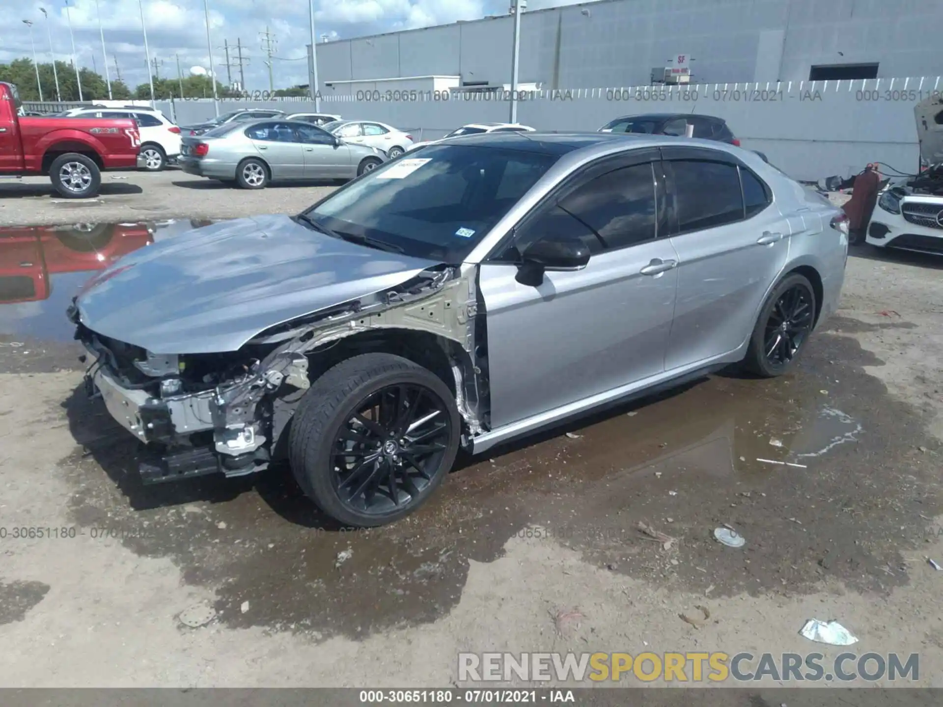 2 Photograph of a damaged car 4T1B61HK7KU708594 TOYOTA CAMRY 2019