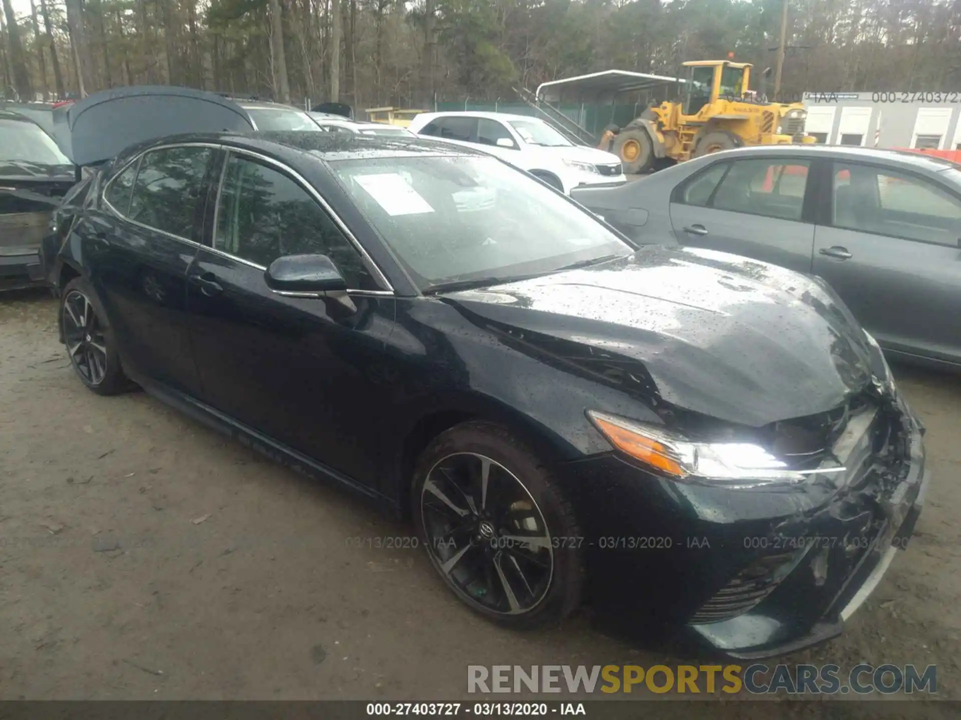 1 Photograph of a damaged car 4T1B61HK7KU731857 TOYOTA CAMRY 2019