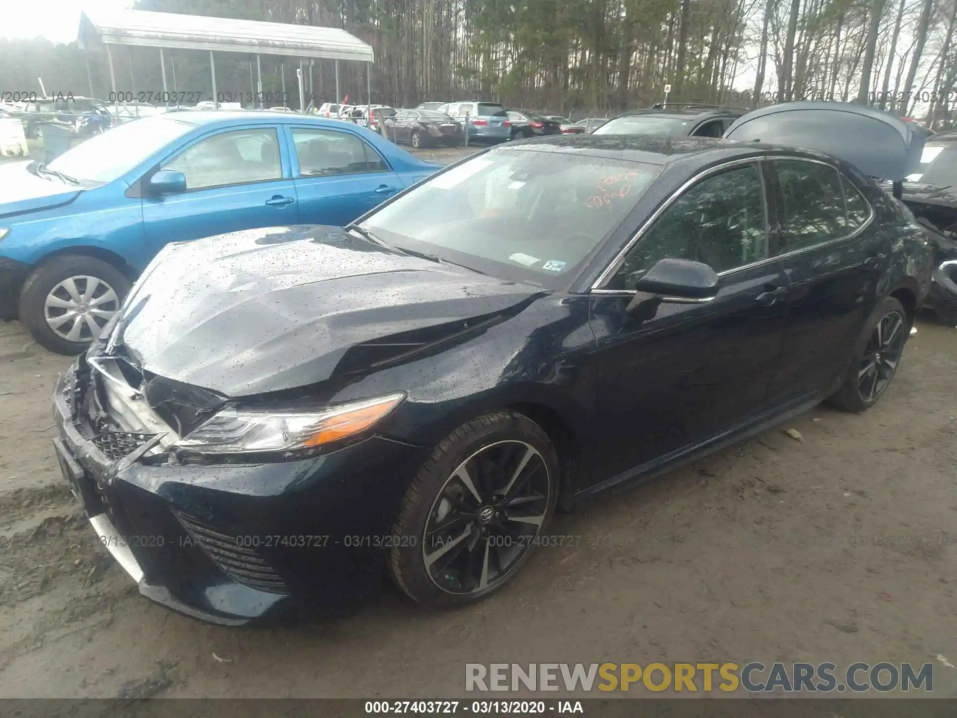 2 Photograph of a damaged car 4T1B61HK7KU731857 TOYOTA CAMRY 2019