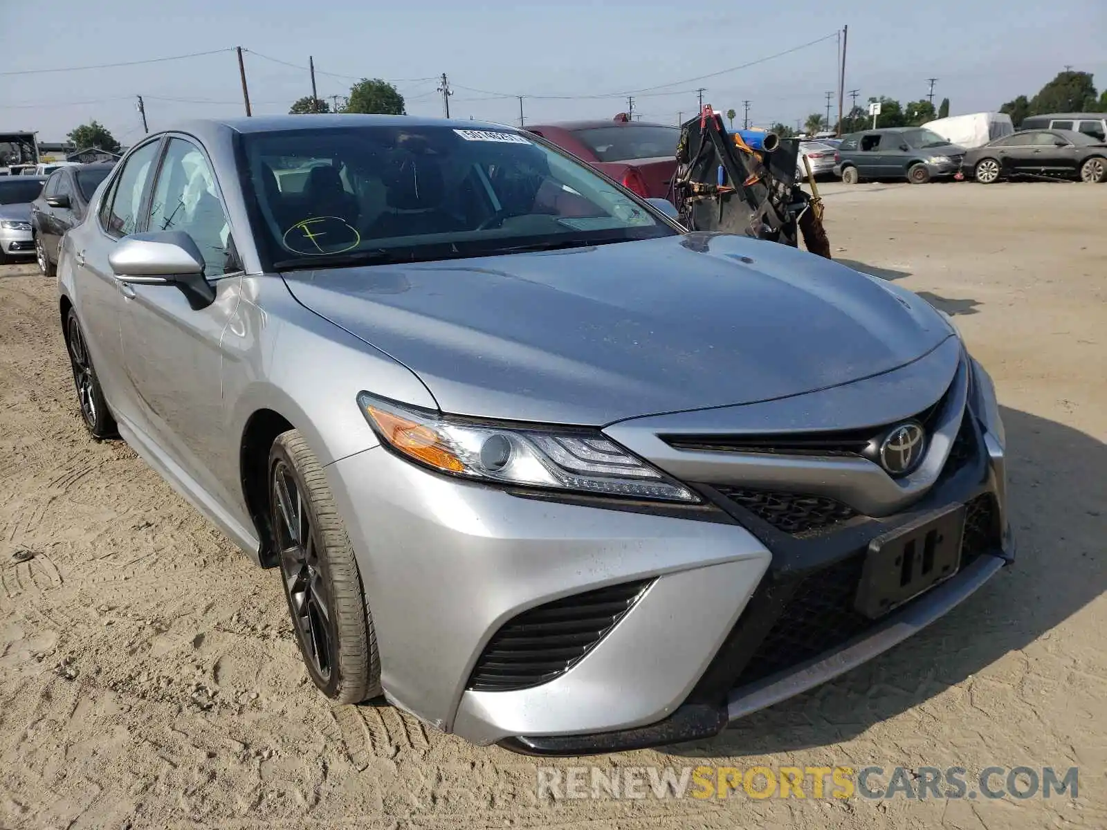 1 Photograph of a damaged car 4T1B61HK7KU739487 TOYOTA CAMRY 2019