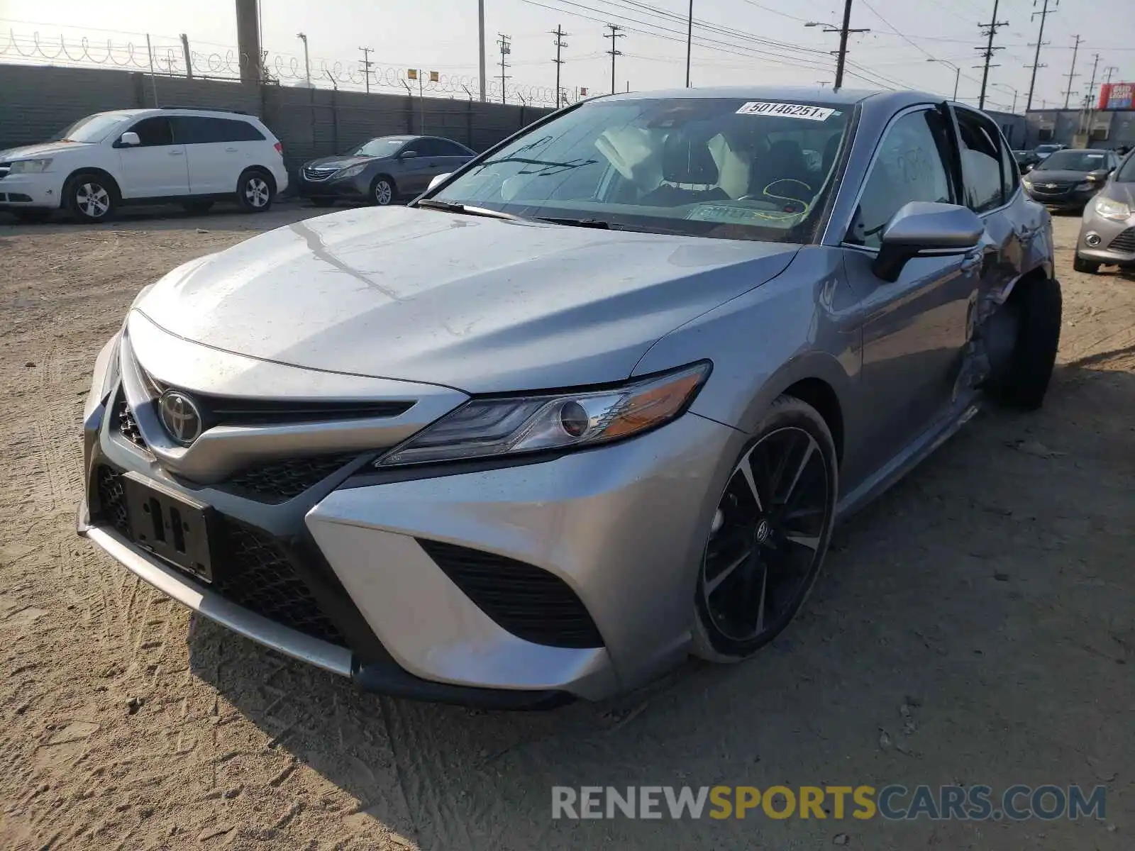 2 Photograph of a damaged car 4T1B61HK7KU739487 TOYOTA CAMRY 2019