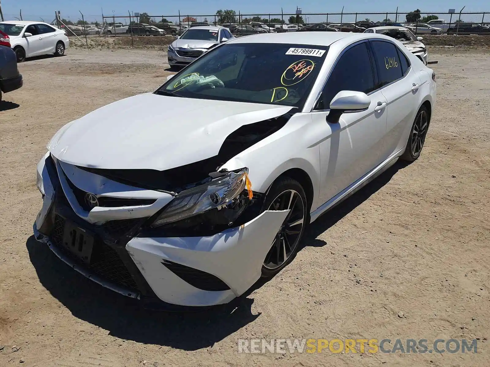 2 Photograph of a damaged car 4T1B61HK7KU739960 TOYOTA CAMRY 2019