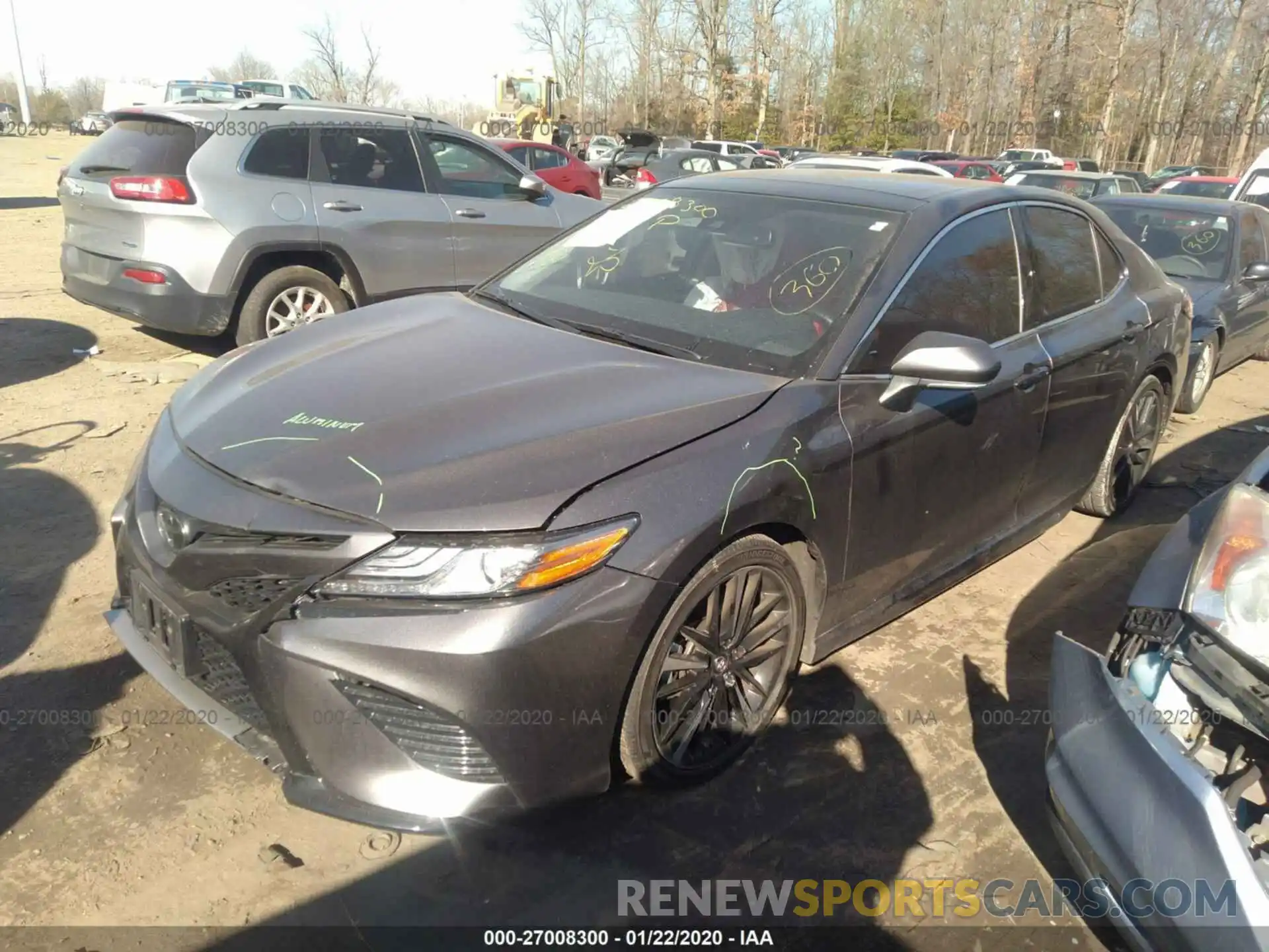 2 Photograph of a damaged car 4T1B61HK7KU741675 TOYOTA CAMRY 2019