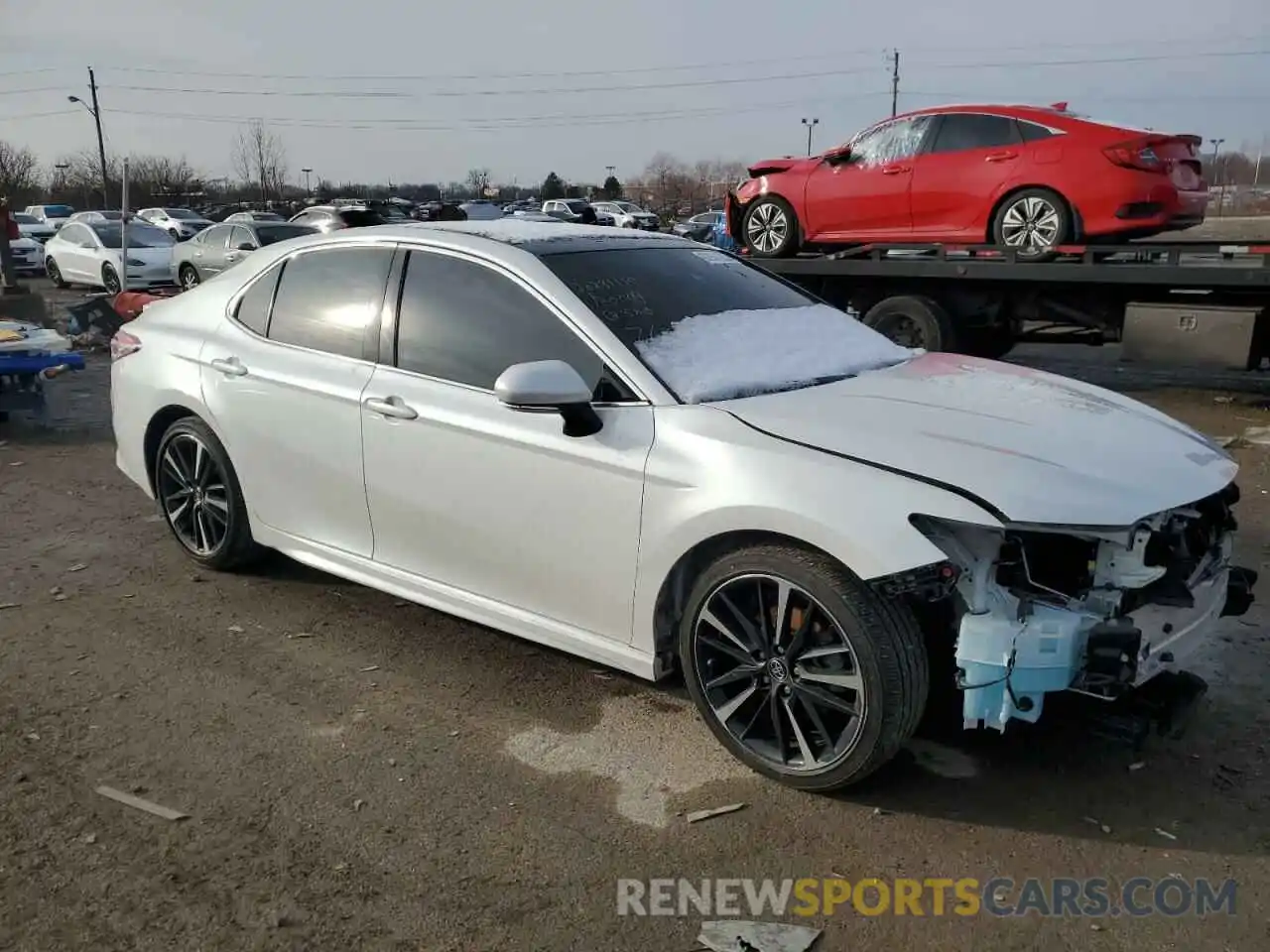 4 Photograph of a damaged car 4T1B61HK7KU763515 TOYOTA CAMRY 2019