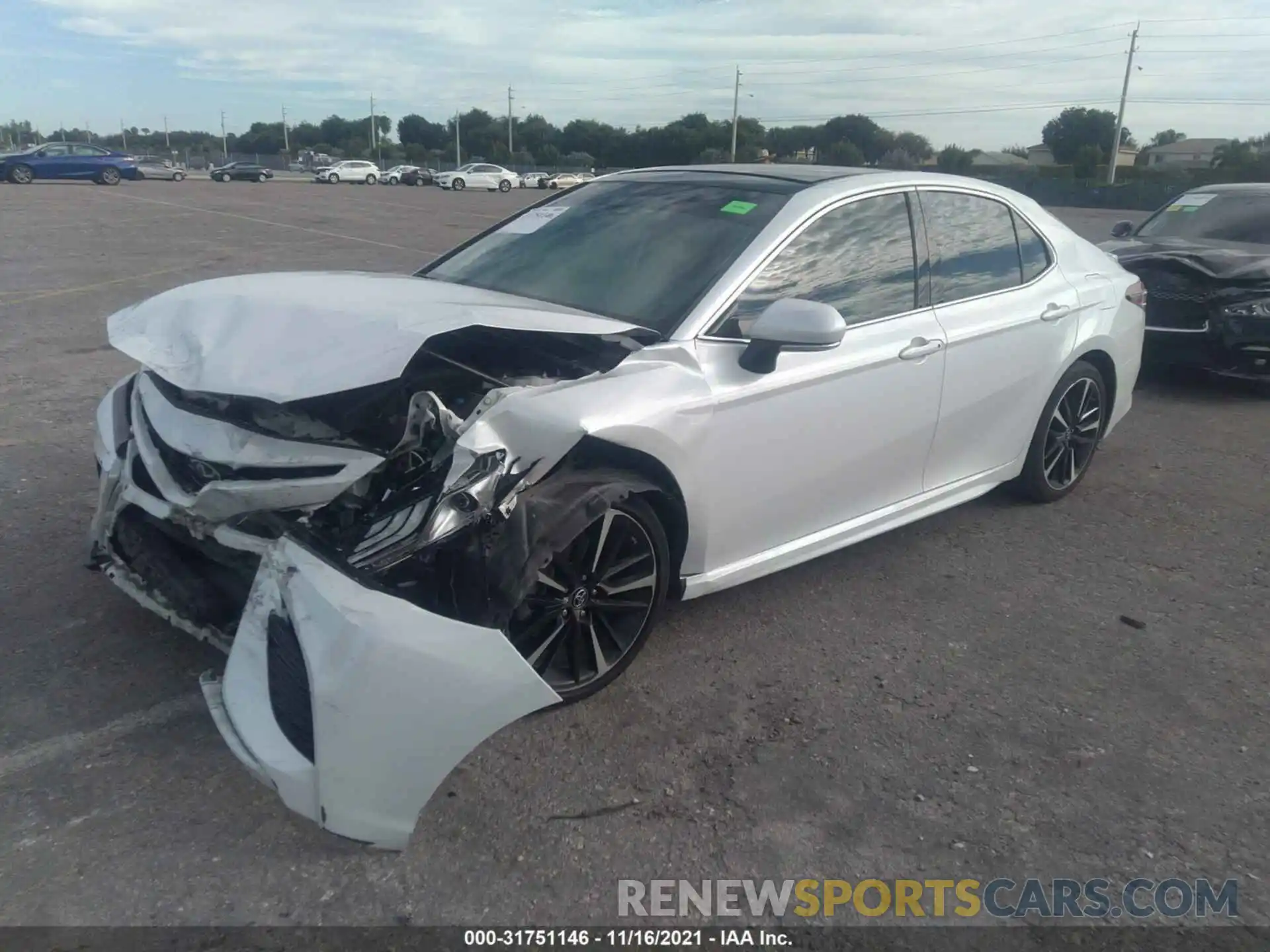 2 Photograph of a damaged car 4T1B61HK7KU767094 TOYOTA CAMRY 2019