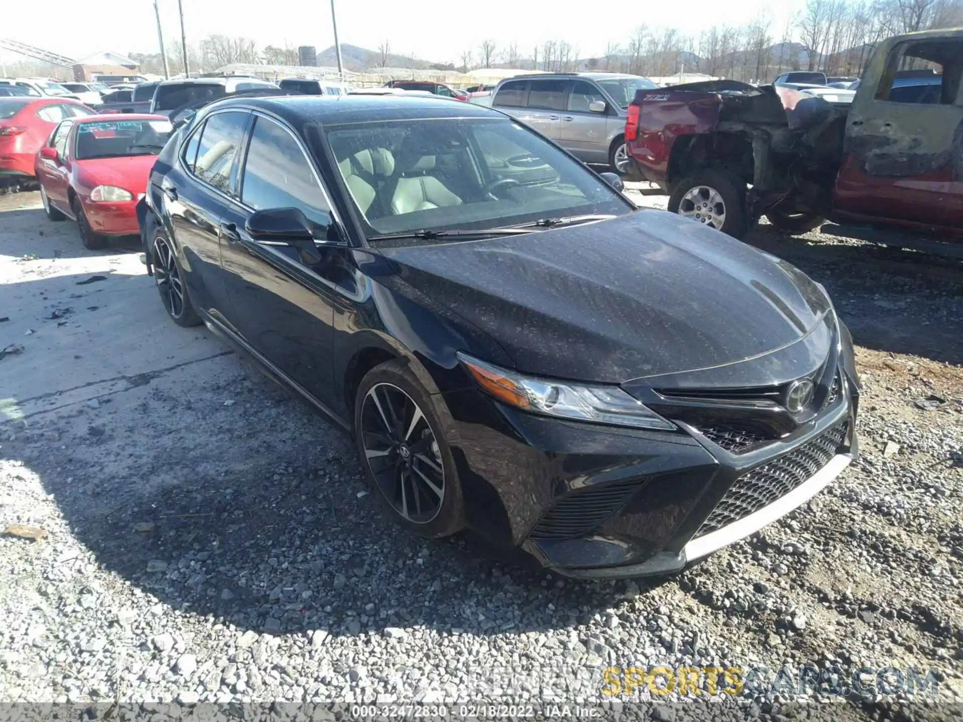 1 Photograph of a damaged car 4T1B61HK7KU773865 TOYOTA CAMRY 2019