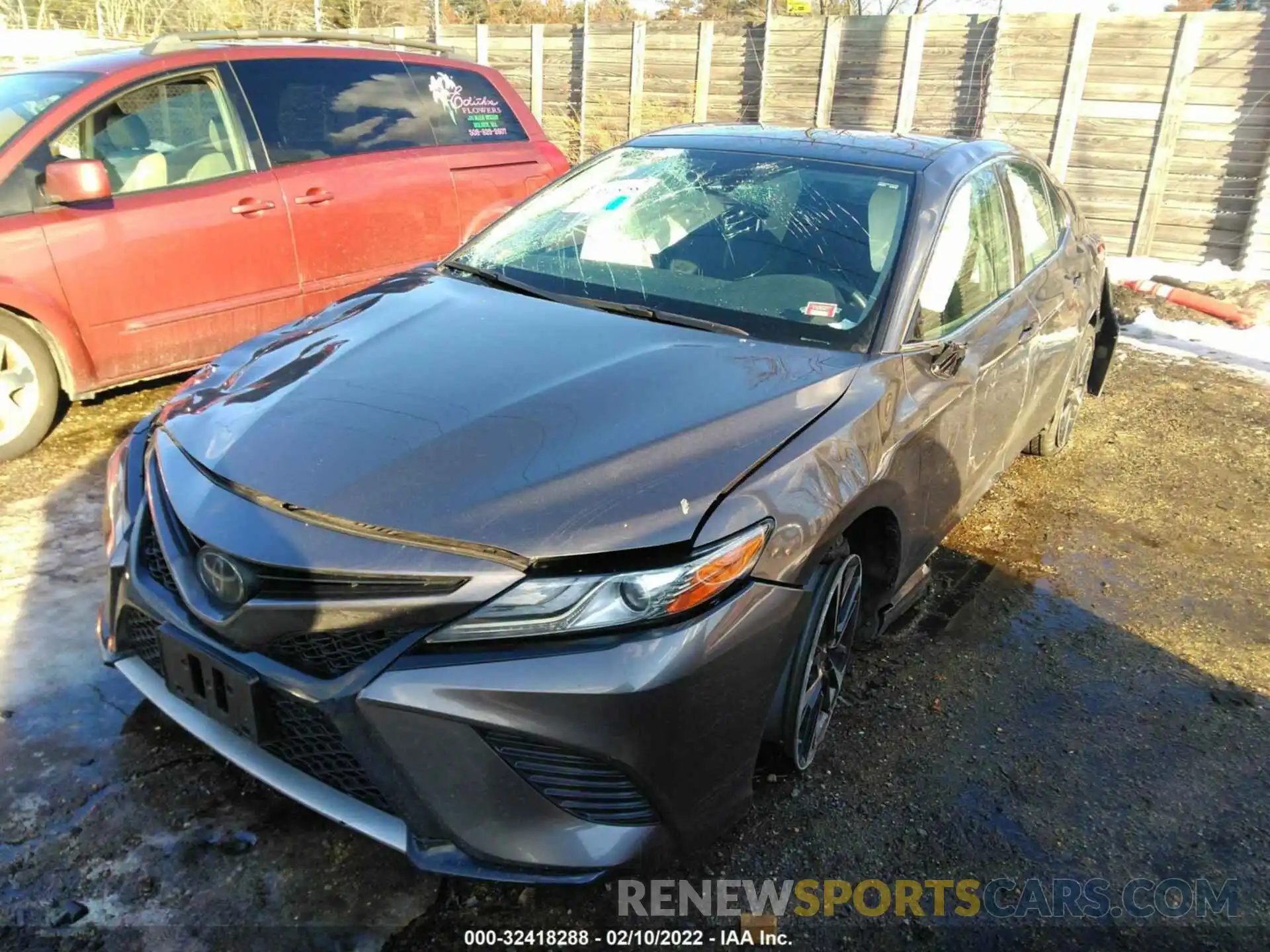 2 Photograph of a damaged car 4T1B61HK7KU817928 TOYOTA CAMRY 2019