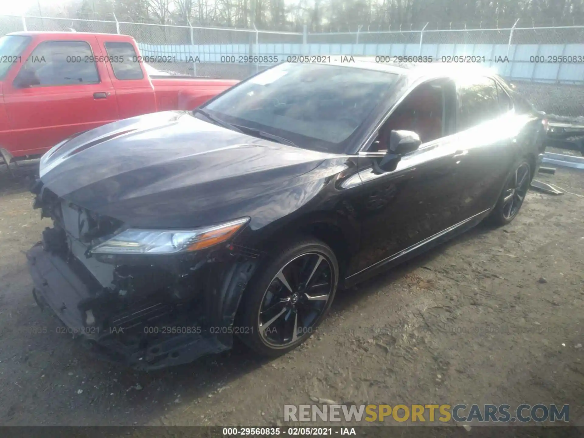 1 Photograph of a damaged car 4T1B61HK7KU824622 TOYOTA CAMRY 2019