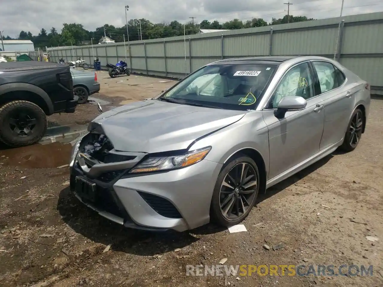 2 Photograph of a damaged car 4T1B61HK7KU828766 TOYOTA CAMRY 2019