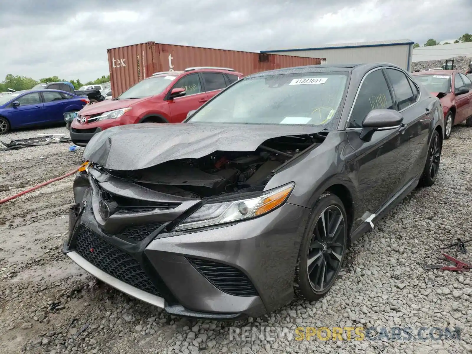 2 Photograph of a damaged car 4T1B61HK7KU848340 TOYOTA CAMRY 2019