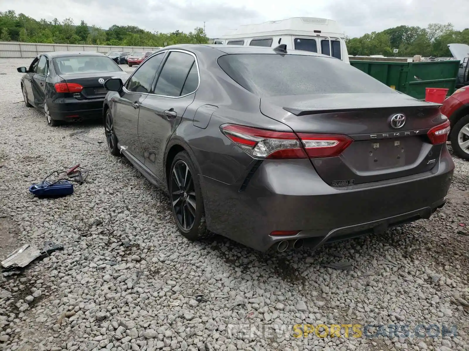 3 Photograph of a damaged car 4T1B61HK7KU848340 TOYOTA CAMRY 2019