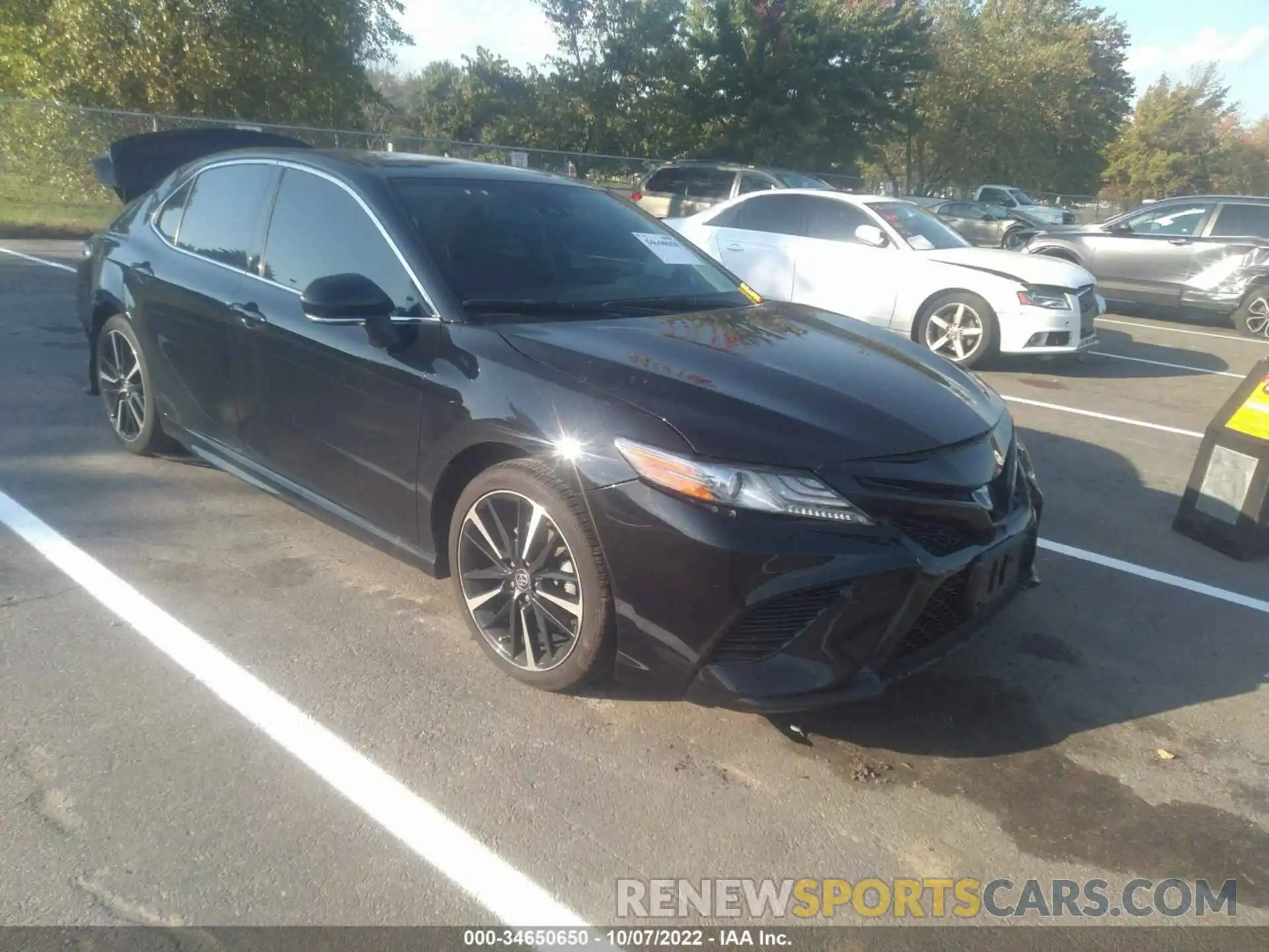 1 Photograph of a damaged car 4T1B61HK7KU853456 TOYOTA CAMRY 2019