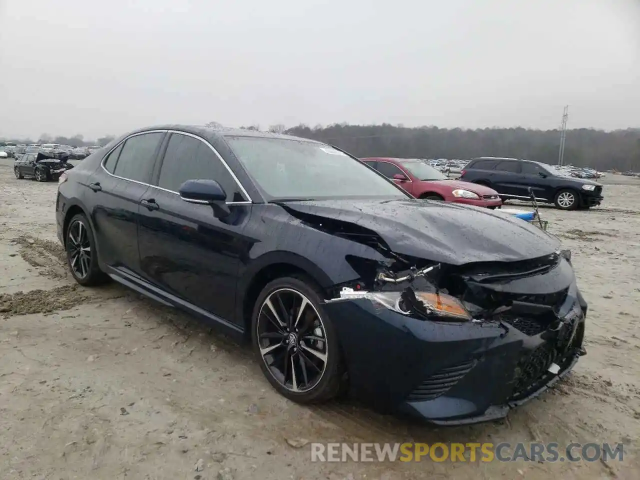 1 Photograph of a damaged car 4T1B61HK7KU853697 TOYOTA CAMRY 2019