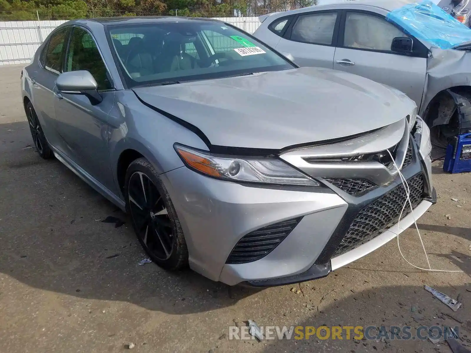 1 Photograph of a damaged car 4T1B61HK8KU163117 TOYOTA CAMRY 2019