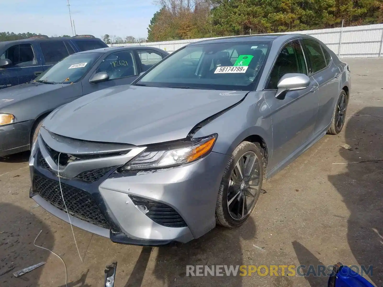 2 Photograph of a damaged car 4T1B61HK8KU163117 TOYOTA CAMRY 2019