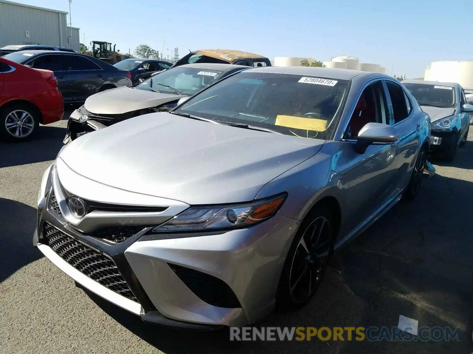 2 Photograph of a damaged car 4T1B61HK8KU186316 TOYOTA CAMRY 2019