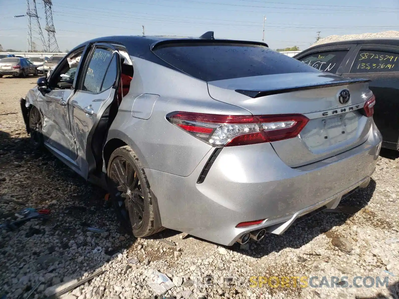 3 Photograph of a damaged car 4T1B61HK8KU187353 TOYOTA CAMRY 2019