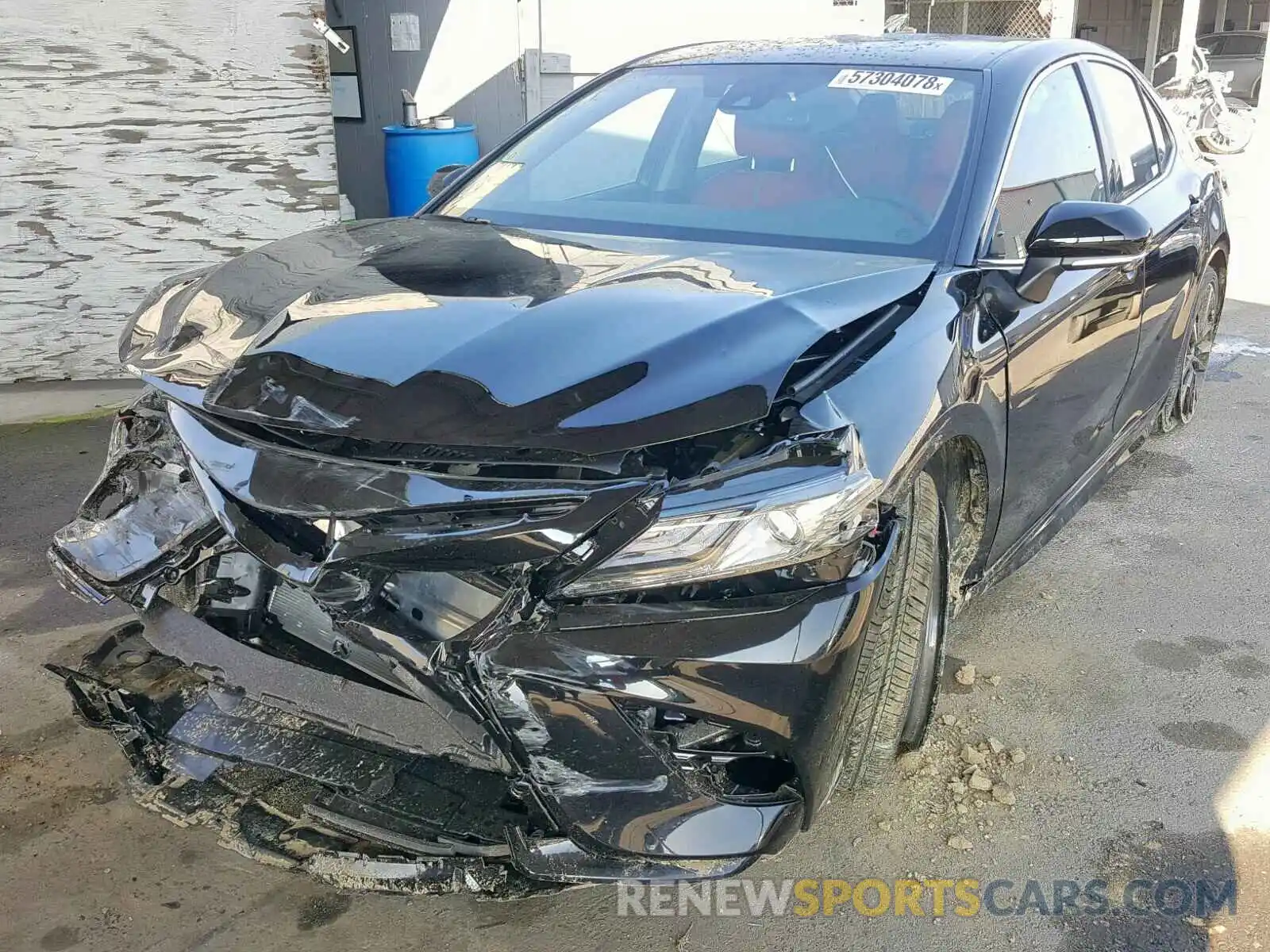 2 Photograph of a damaged car 4T1B61HK8KU189023 TOYOTA CAMRY 2019