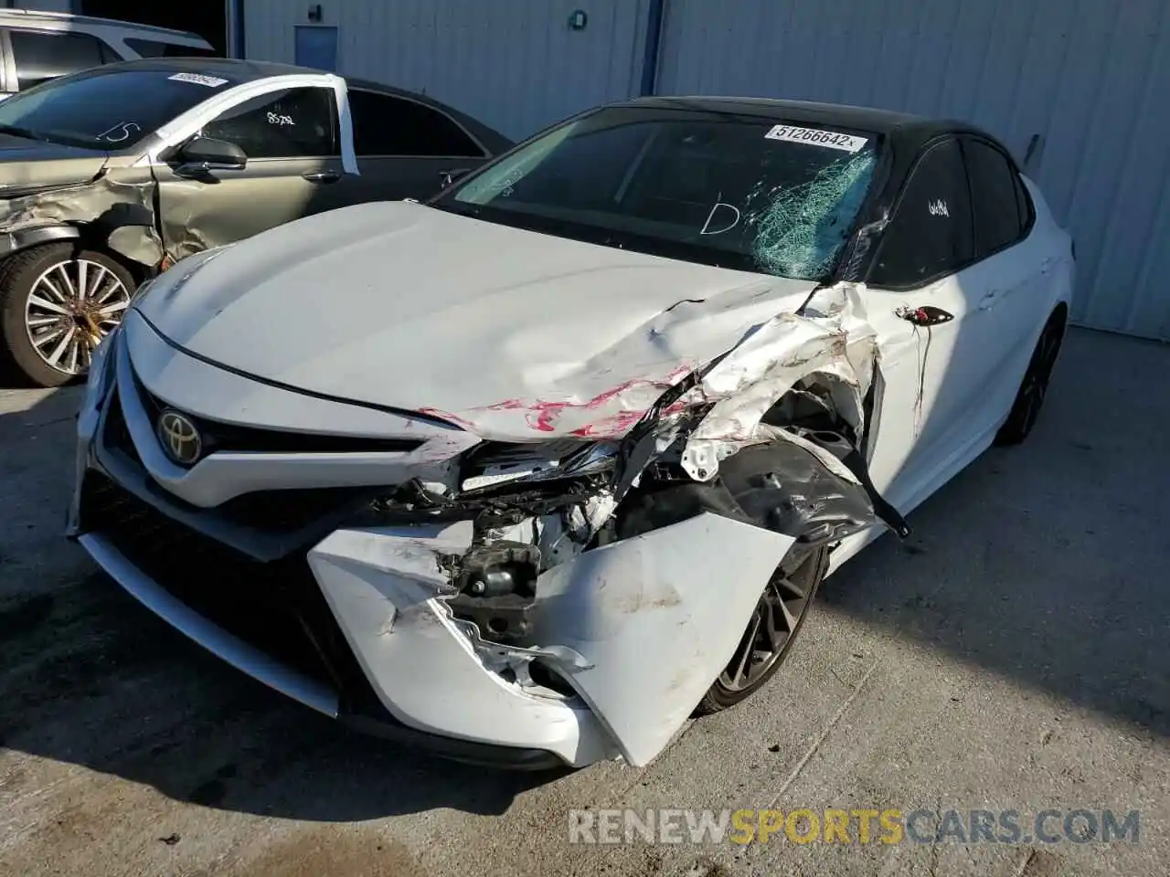 2 Photograph of a damaged car 4T1B61HK8KU197591 TOYOTA CAMRY 2019