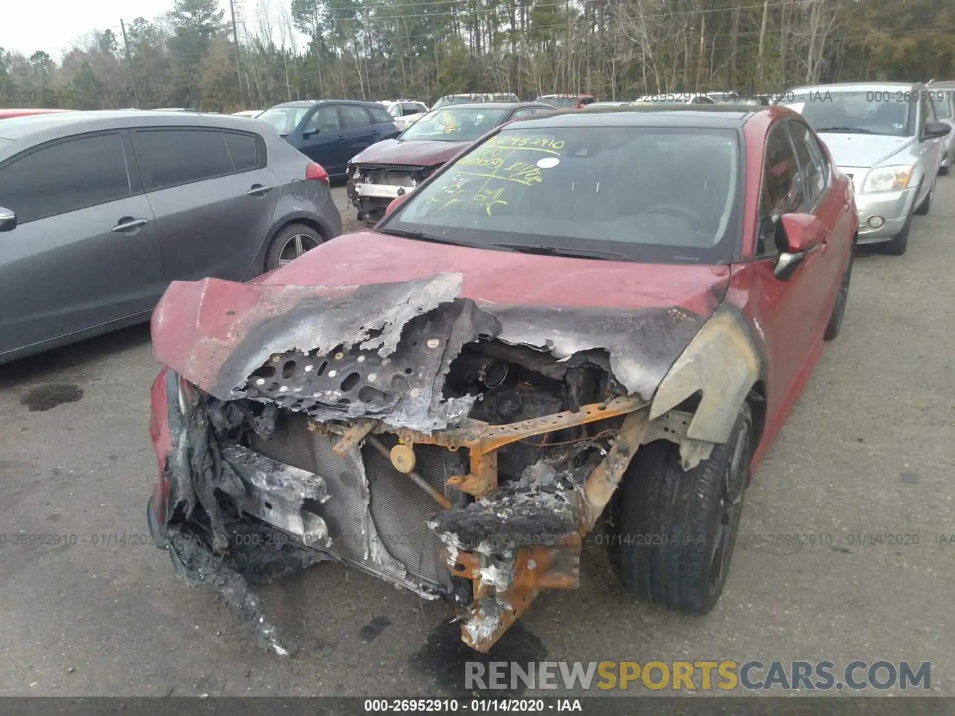 6 Photograph of a damaged car 4T1B61HK8KU229407 TOYOTA CAMRY 2019