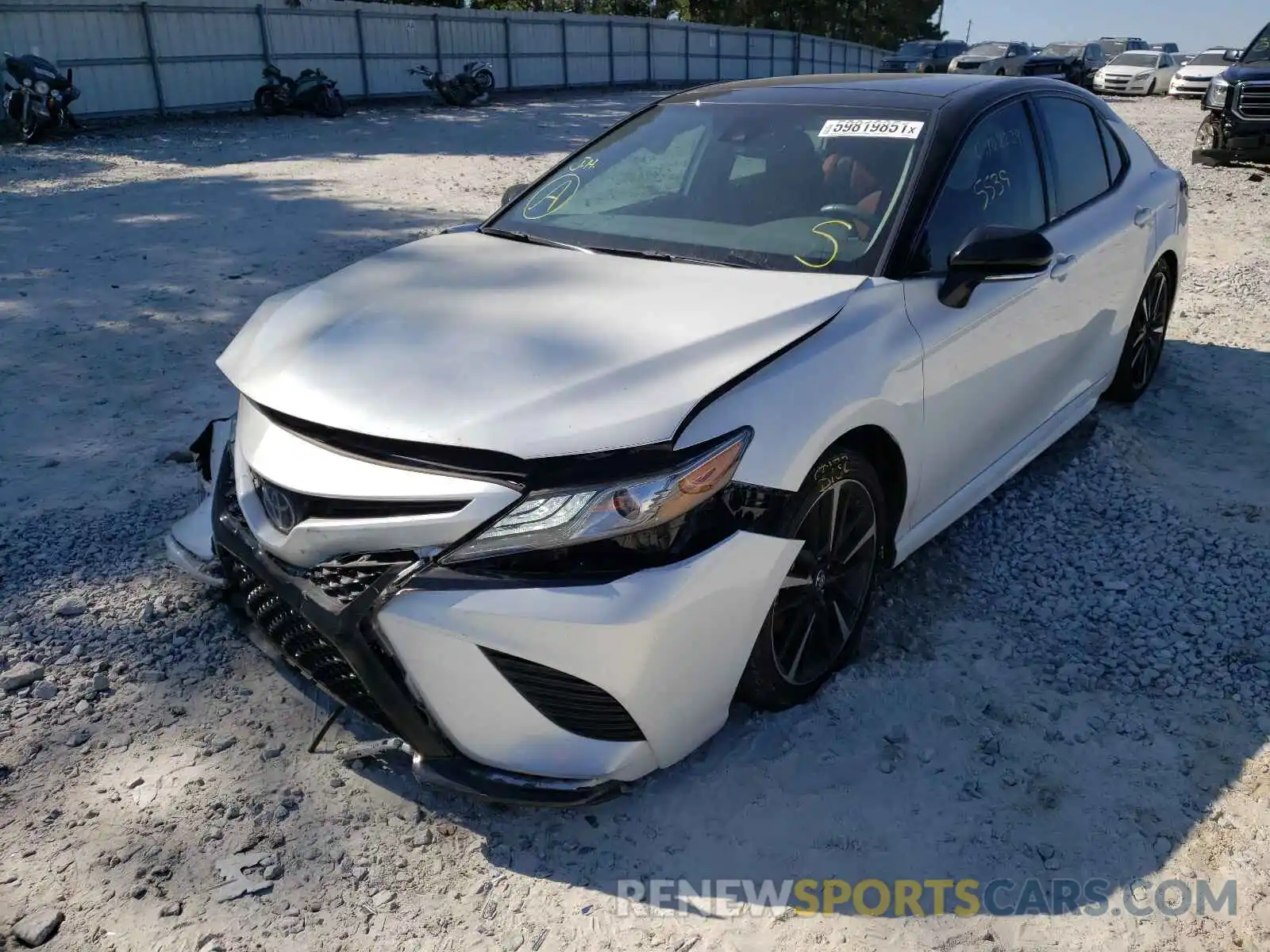 2 Photograph of a damaged car 4T1B61HK8KU247163 TOYOTA CAMRY 2019