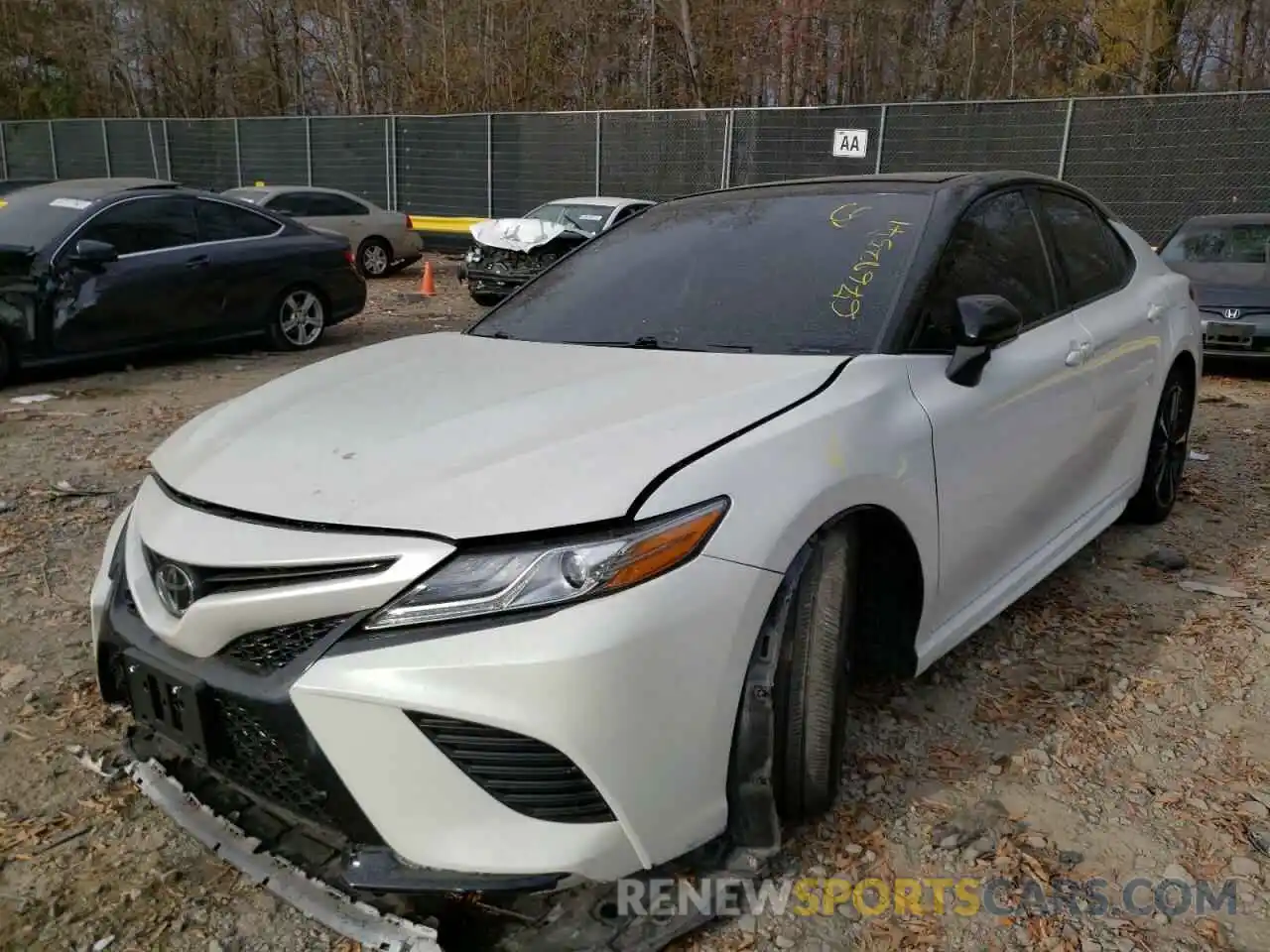 2 Photograph of a damaged car 4T1B61HK8KU248099 TOYOTA CAMRY 2019