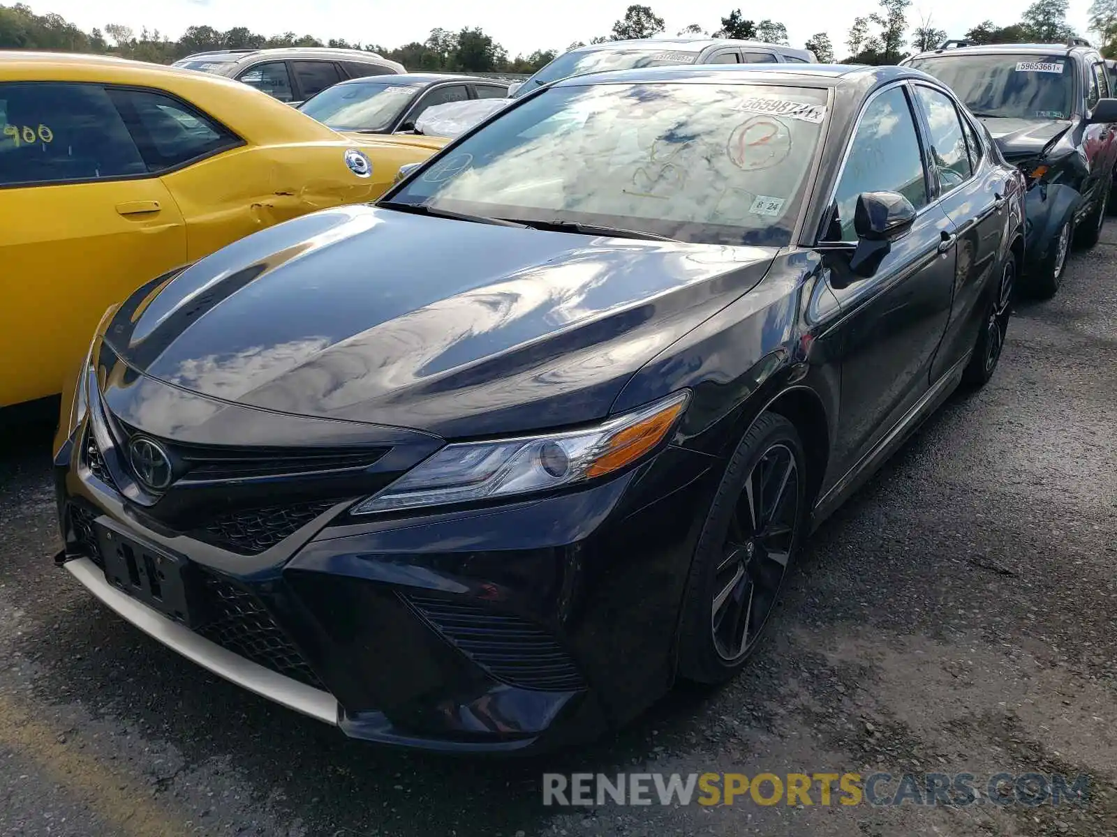 2 Photograph of a damaged car 4T1B61HK8KU274086 TOYOTA CAMRY 2019