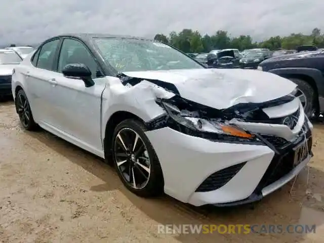 1 Photograph of a damaged car 4T1B61HK8KU276906 TOYOTA CAMRY 2019