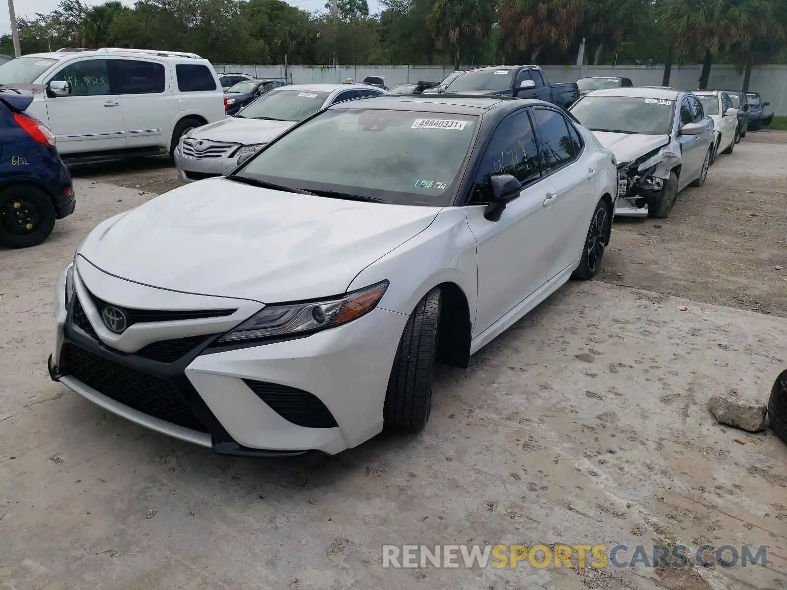 2 Photograph of a damaged car 4T1B61HK8KU278235 TOYOTA CAMRY 2019