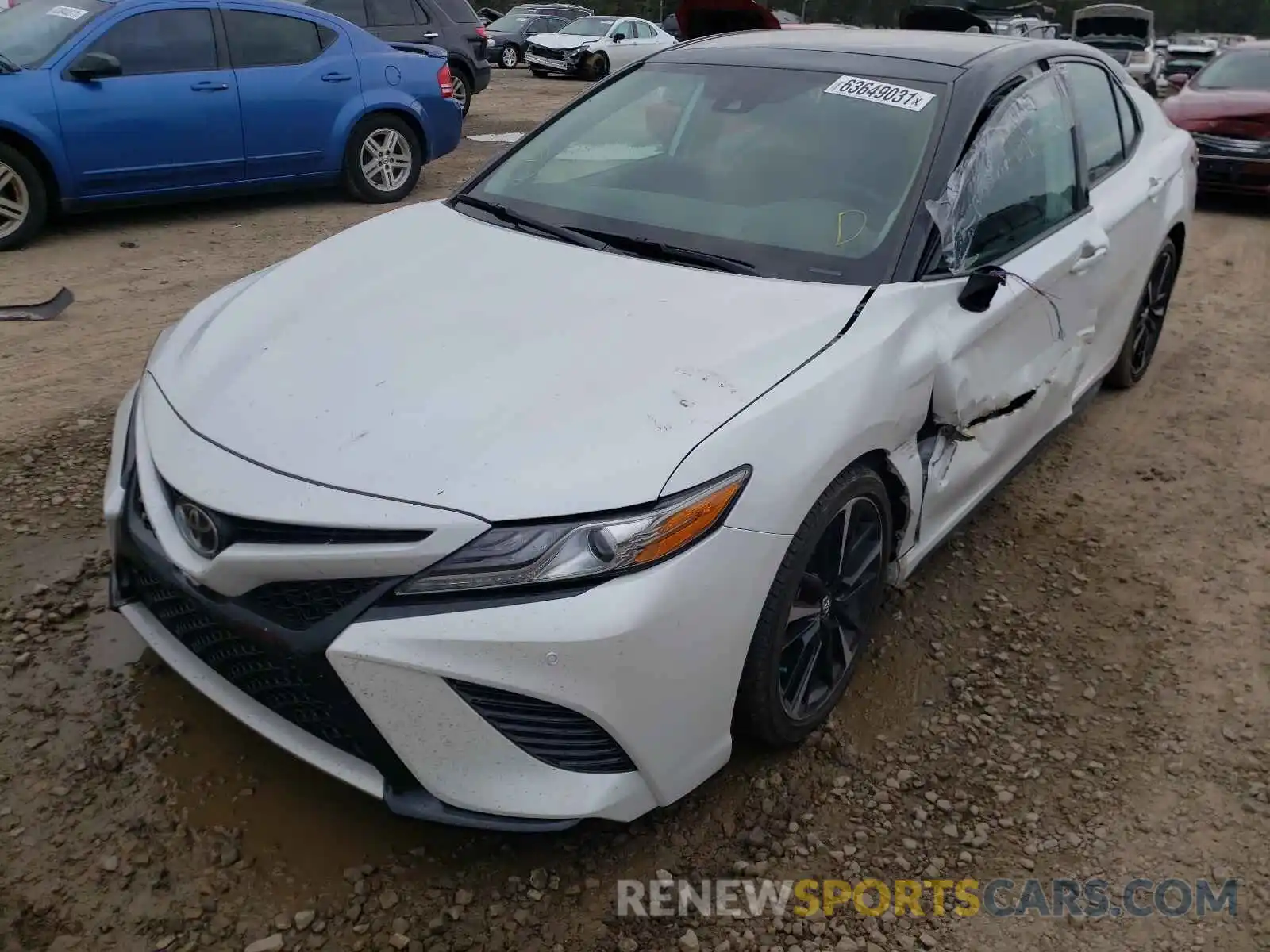 2 Photograph of a damaged car 4T1B61HK8KU279806 TOYOTA CAMRY 2019