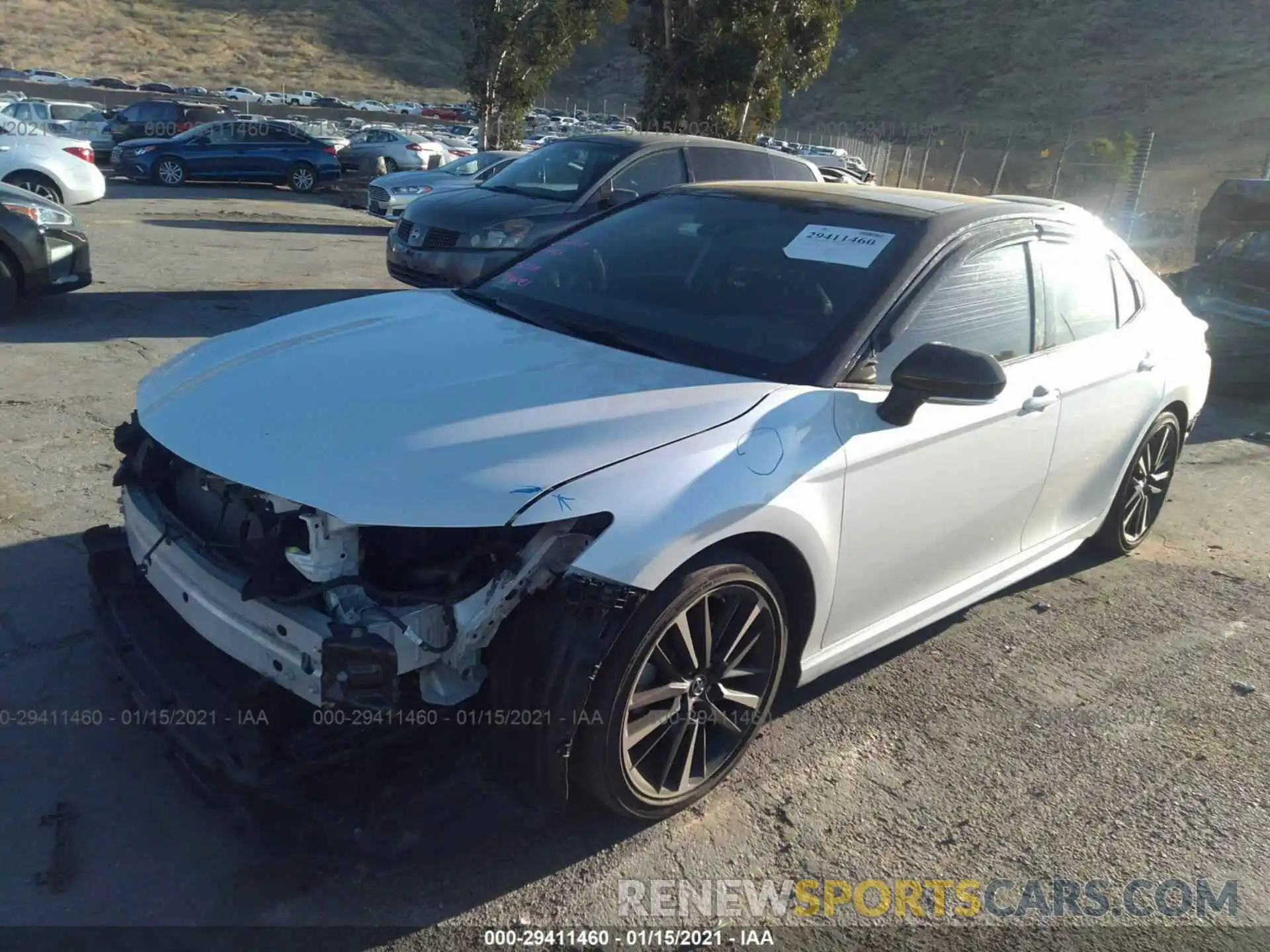 2 Photograph of a damaged car 4T1B61HK8KU295455 TOYOTA CAMRY 2019