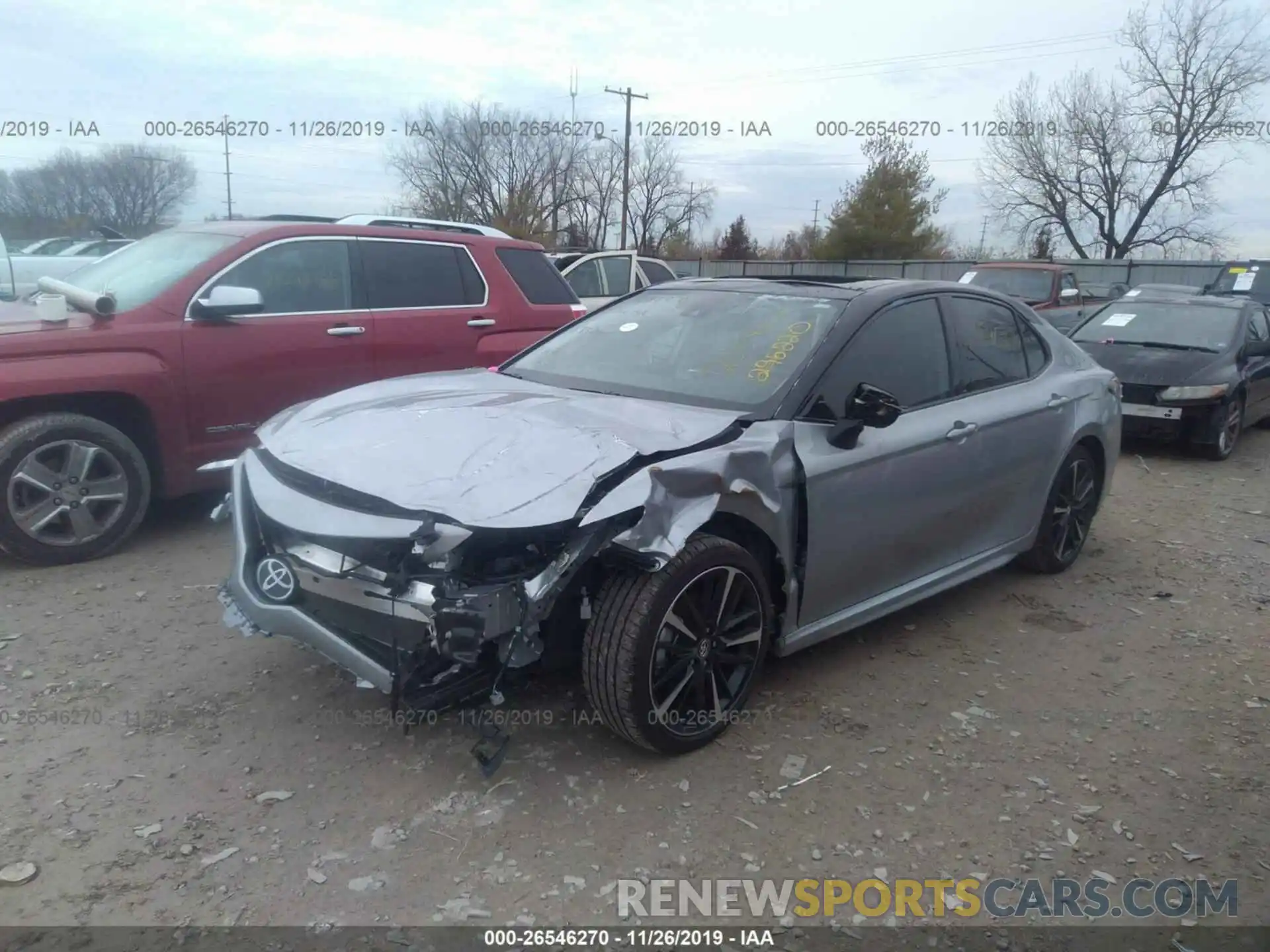 2 Photograph of a damaged car 4T1B61HK8KU296220 TOYOTA CAMRY 2019