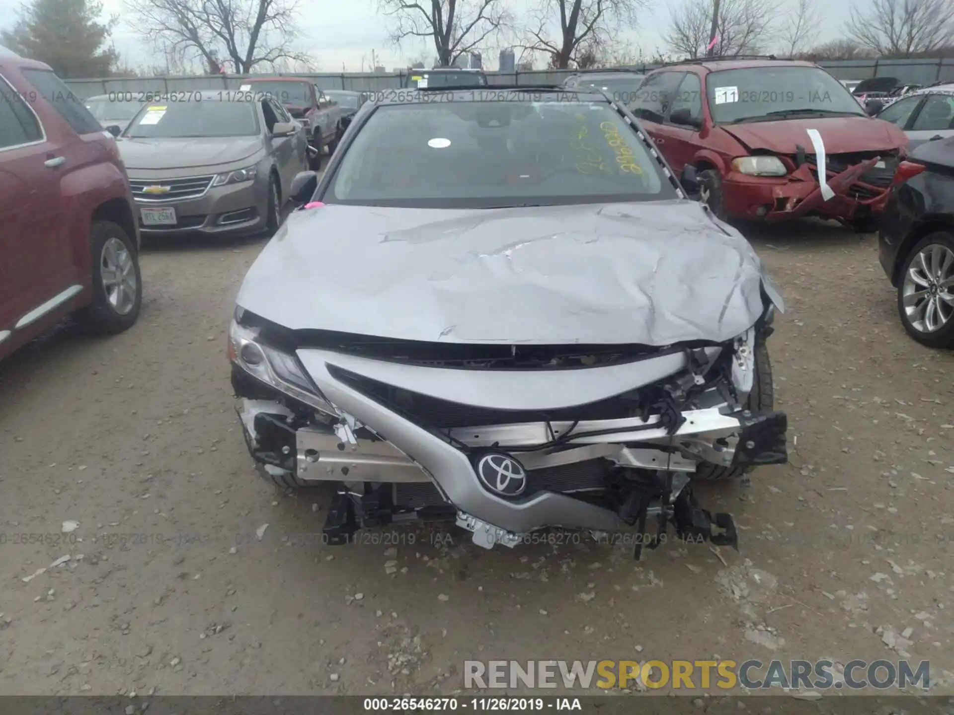 6 Photograph of a damaged car 4T1B61HK8KU296220 TOYOTA CAMRY 2019