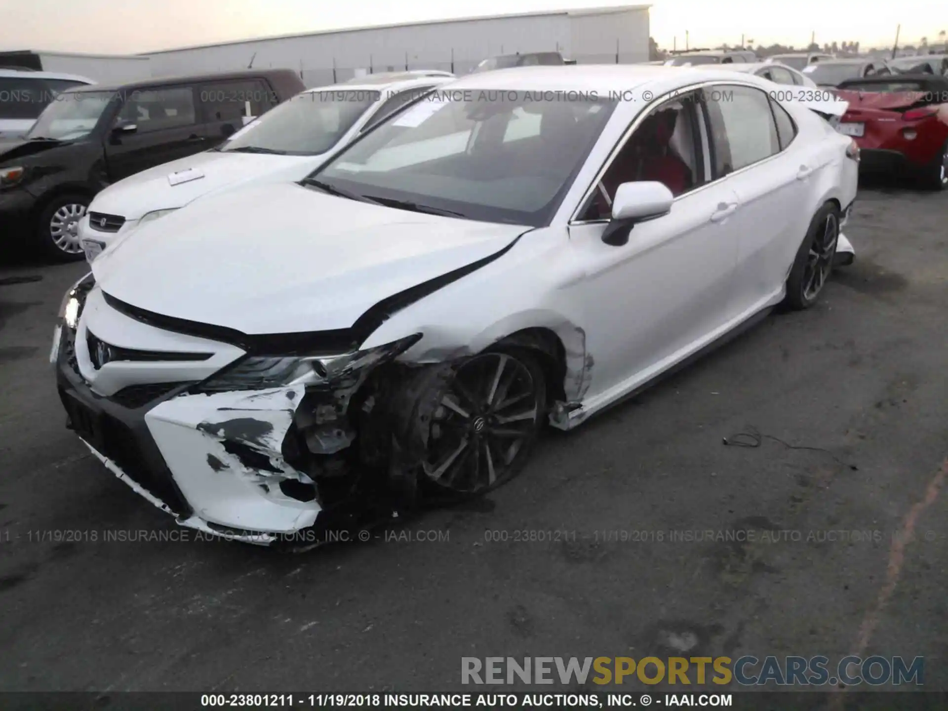 2 Photograph of a damaged car 4T1B61HK8KU681163 TOYOTA CAMRY 2019