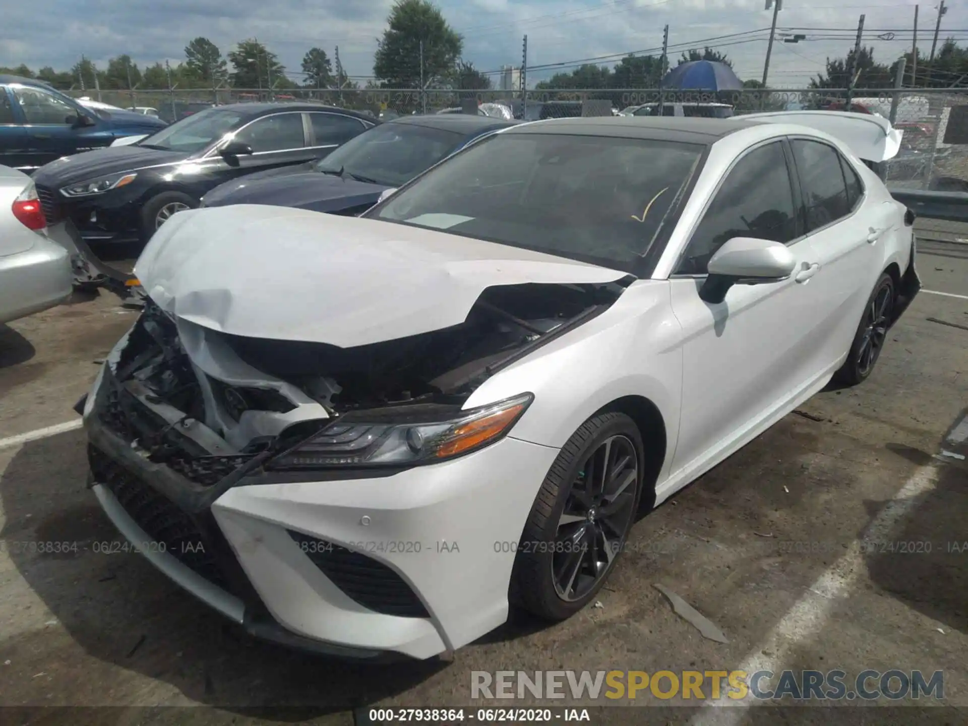 2 Photograph of a damaged car 4T1B61HK8KU681356 TOYOTA CAMRY 2019