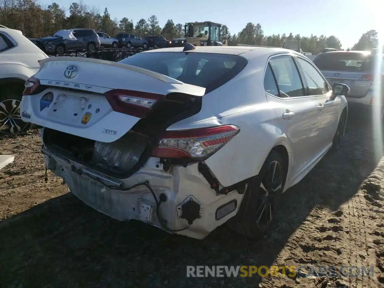 4 Photograph of a damaged car 4T1B61HK8KU693989 TOYOTA CAMRY 2019