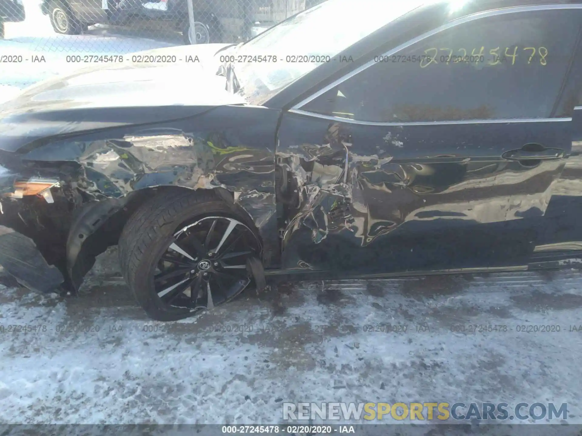 6 Photograph of a damaged car 4T1B61HK8KU702156 TOYOTA CAMRY 2019