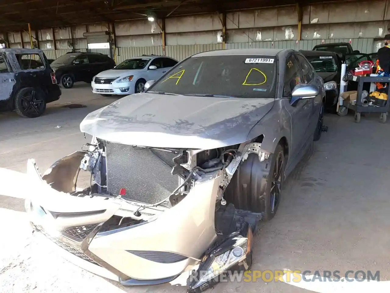 9 Photograph of a damaged car 4T1B61HK8KU721628 TOYOTA CAMRY 2019