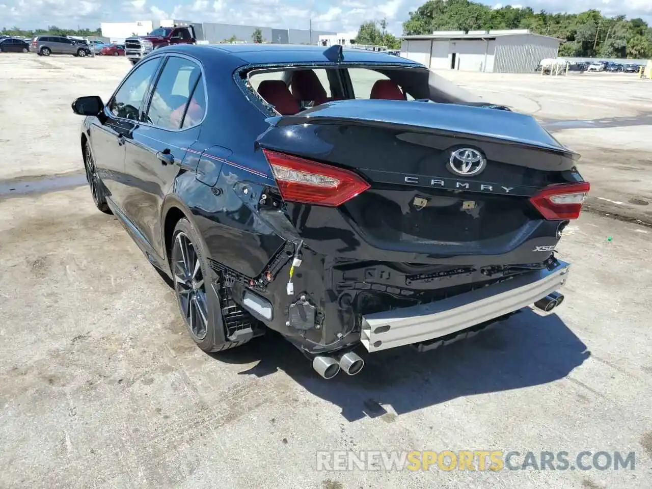 3 Photograph of a damaged car 4T1B61HK8KU724741 TOYOTA CAMRY 2019