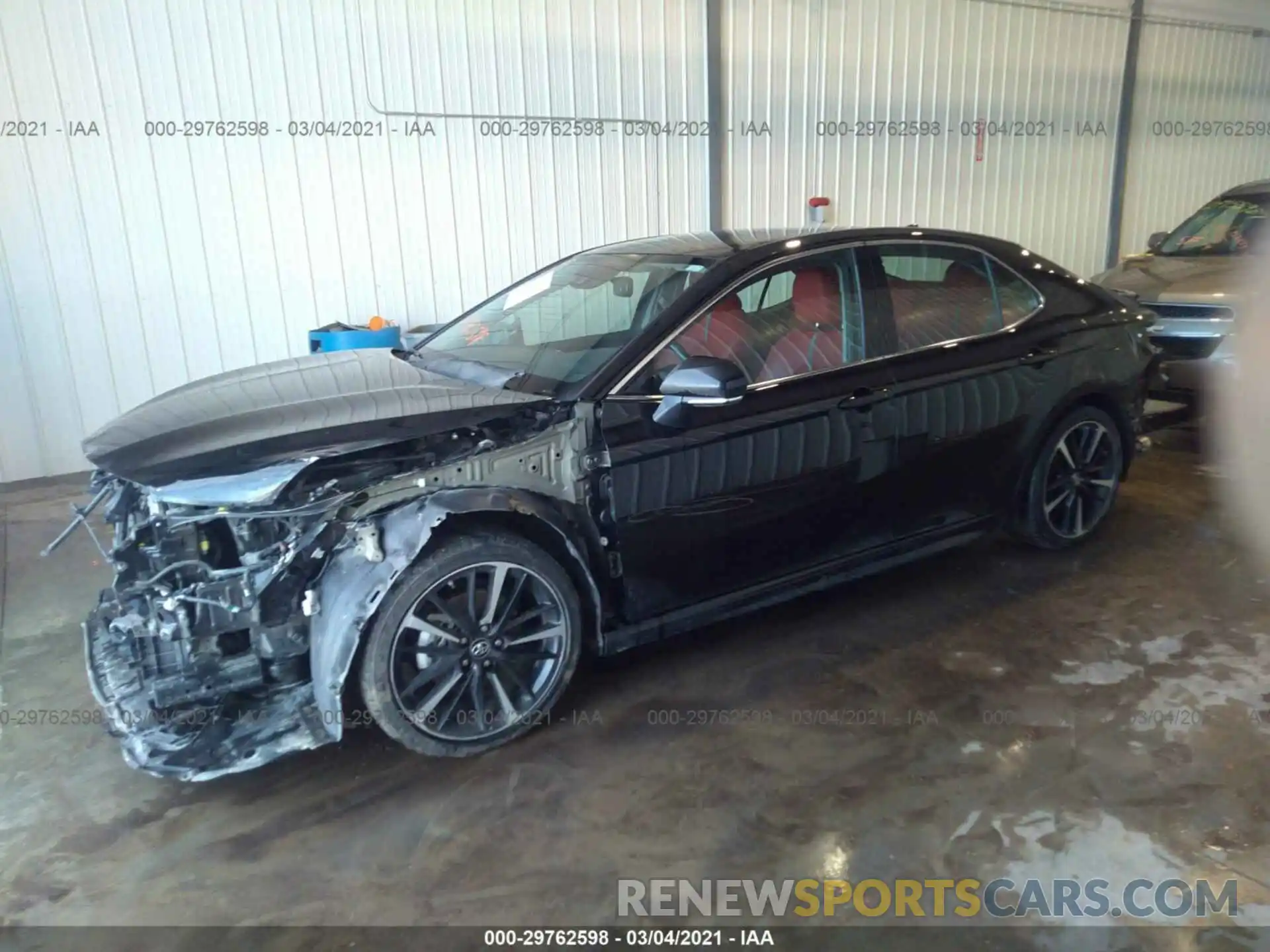 2 Photograph of a damaged car 4T1B61HK8KU745573 TOYOTA CAMRY 2019