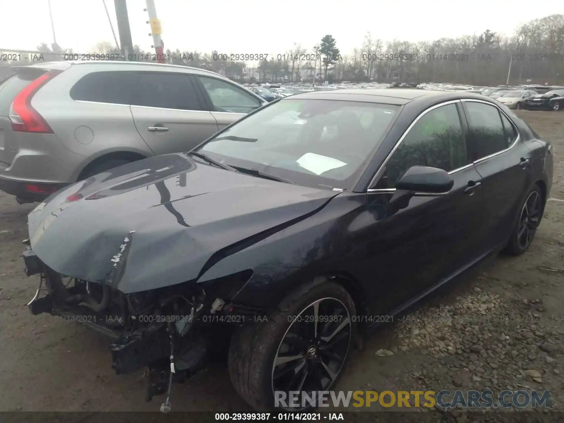 2 Photograph of a damaged car 4T1B61HK8KU756329 TOYOTA CAMRY 2019