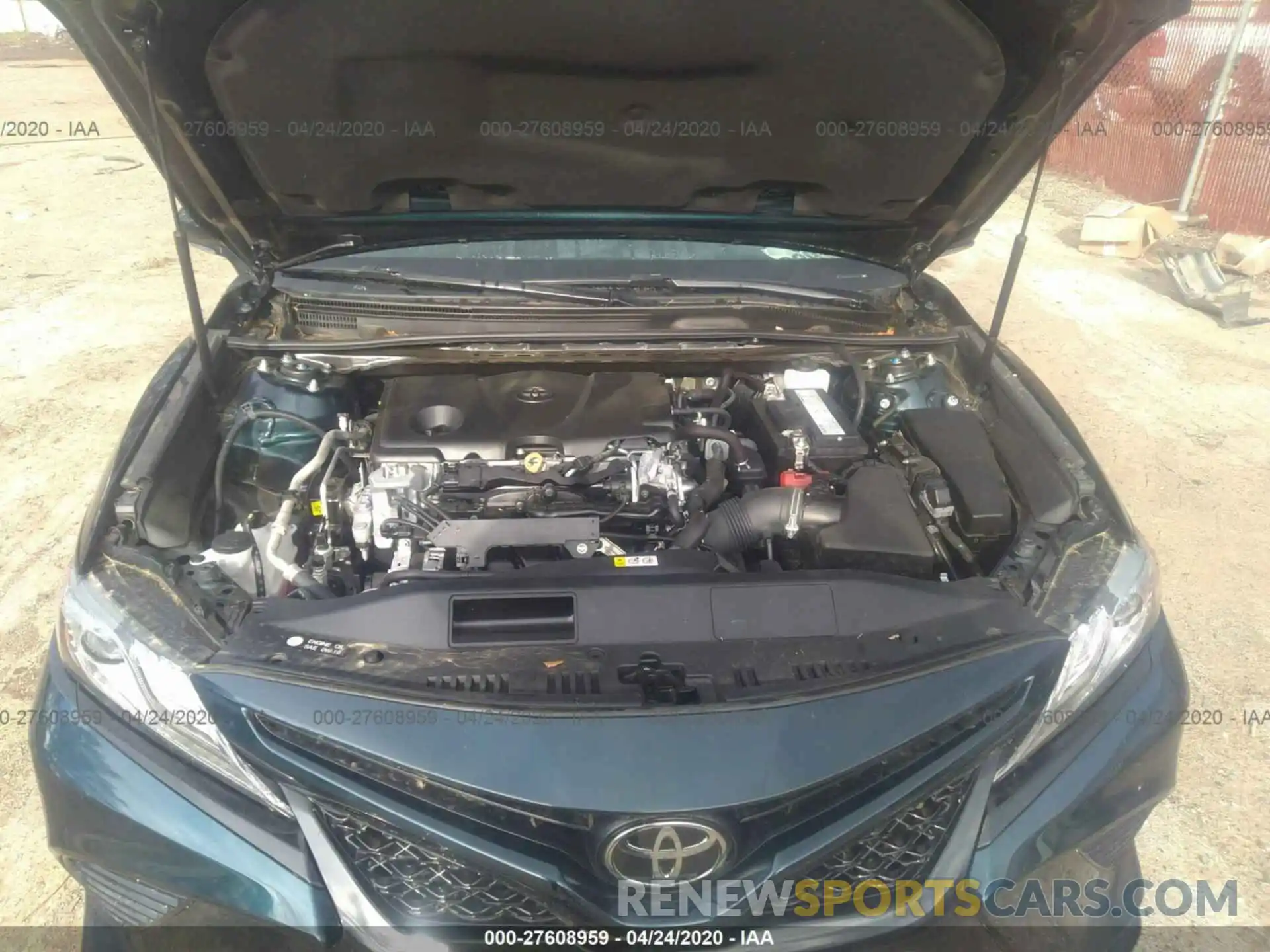 10 Photograph of a damaged car 4T1B61HK8KU757223 TOYOTA CAMRY 2019