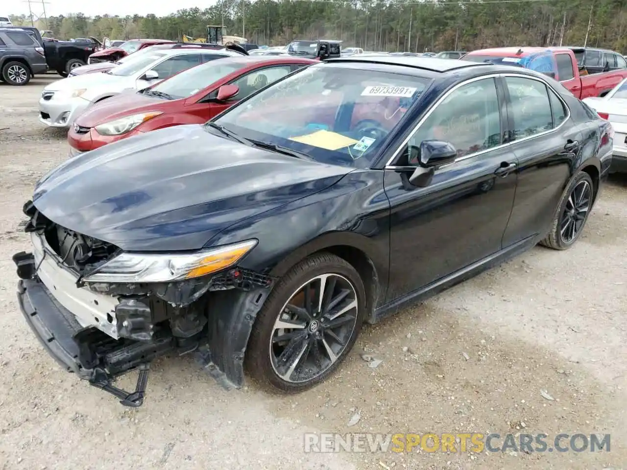 2 Photograph of a damaged car 4T1B61HK8KU763071 TOYOTA CAMRY 2019