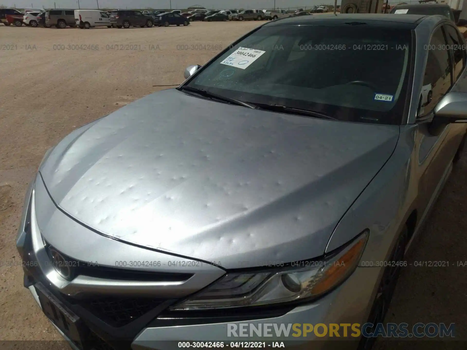 6 Photograph of a damaged car 4T1B61HK8KU772787 TOYOTA CAMRY 2019