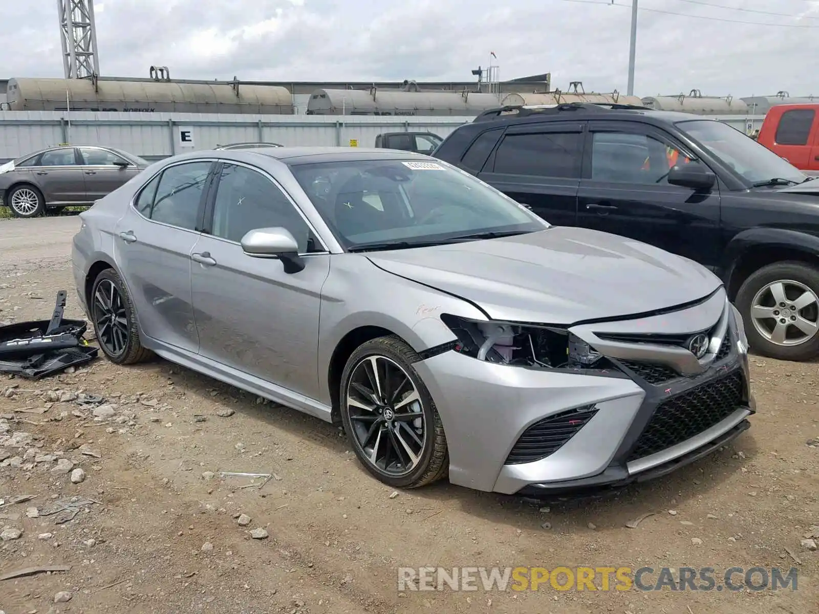 1 Photograph of a damaged car 4T1B61HK8KU792909 TOYOTA CAMRY 2019